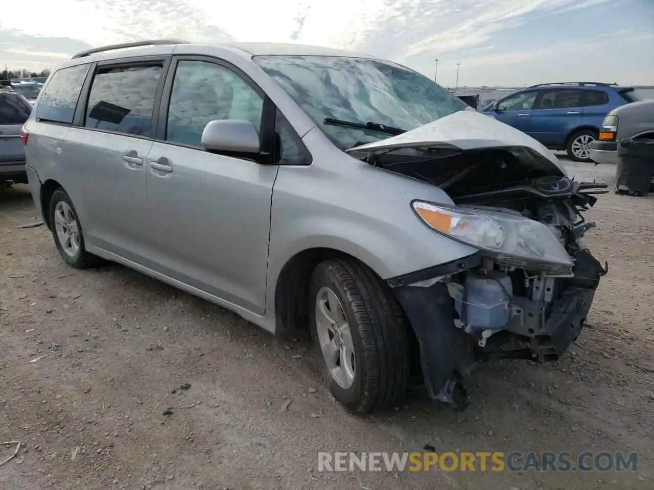 1 Photograph of a damaged car 5TDKZ3DC8LS044527 TOYOTA SIENNA 2020