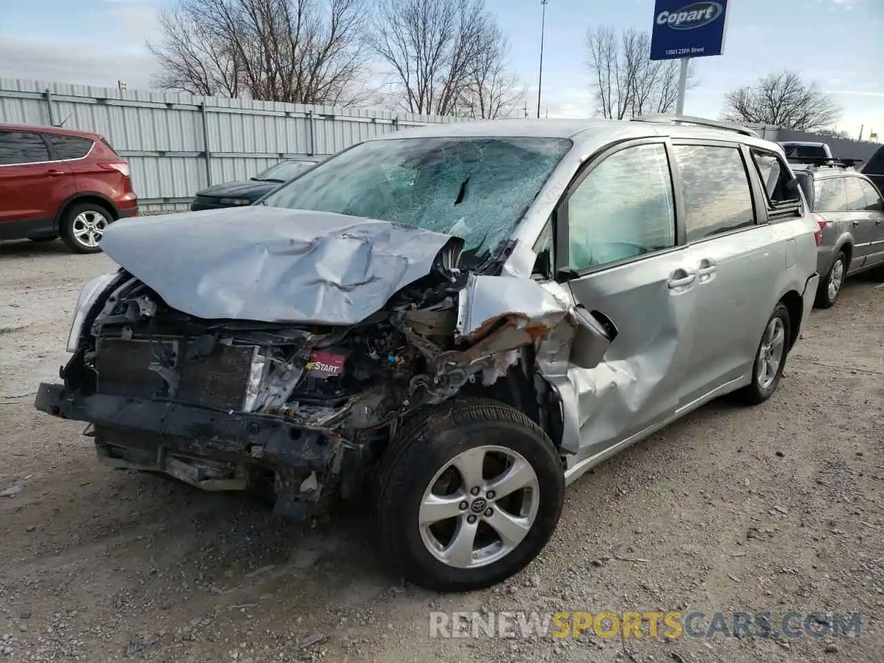 2 Photograph of a damaged car 5TDKZ3DC8LS044527 TOYOTA SIENNA 2020