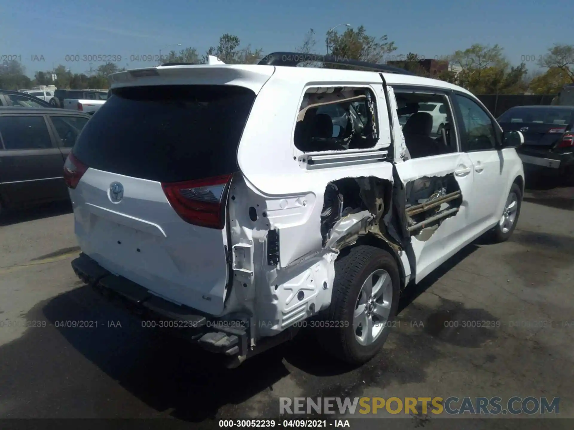 6 Photograph of a damaged car 5TDKZ3DC8LS049596 TOYOTA SIENNA 2020