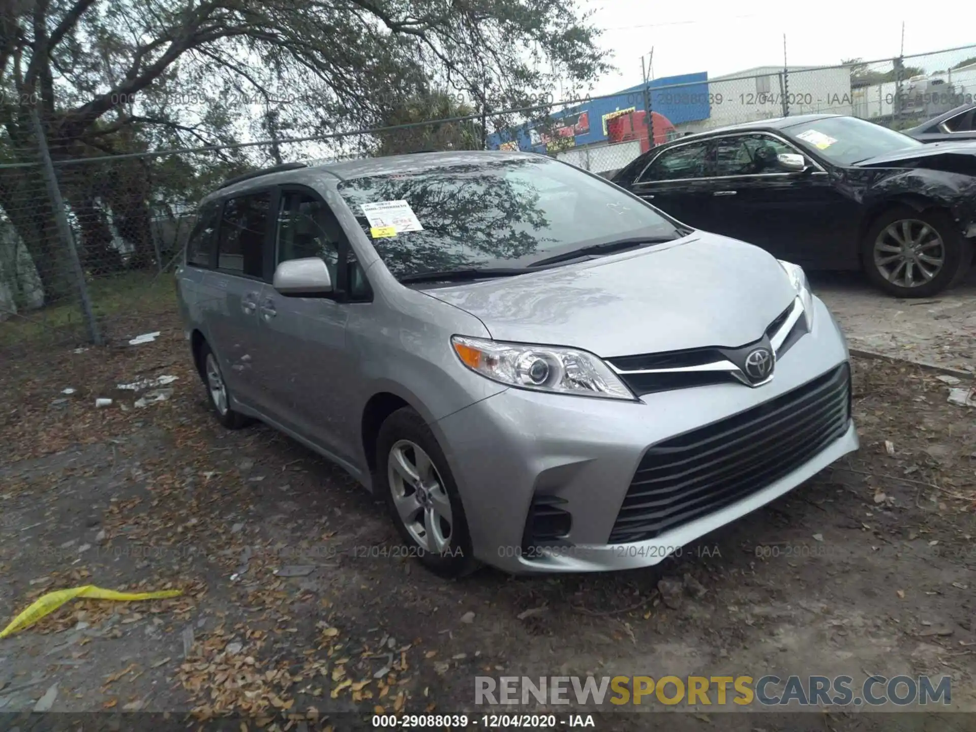 1 Photograph of a damaged car 5TDKZ3DC8LS054300 TOYOTA SIENNA 2020