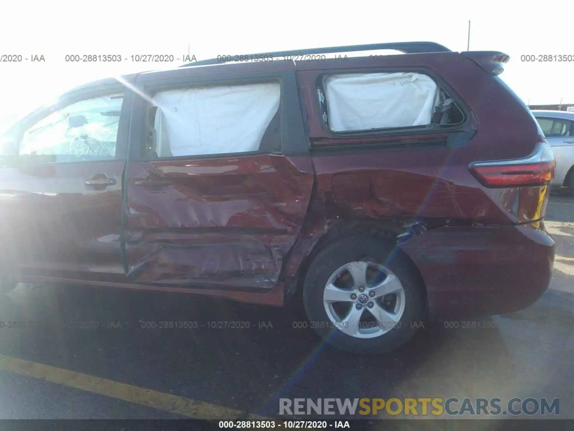 6 Photograph of a damaged car 5TDKZ3DC8LS058606 TOYOTA SIENNA 2020