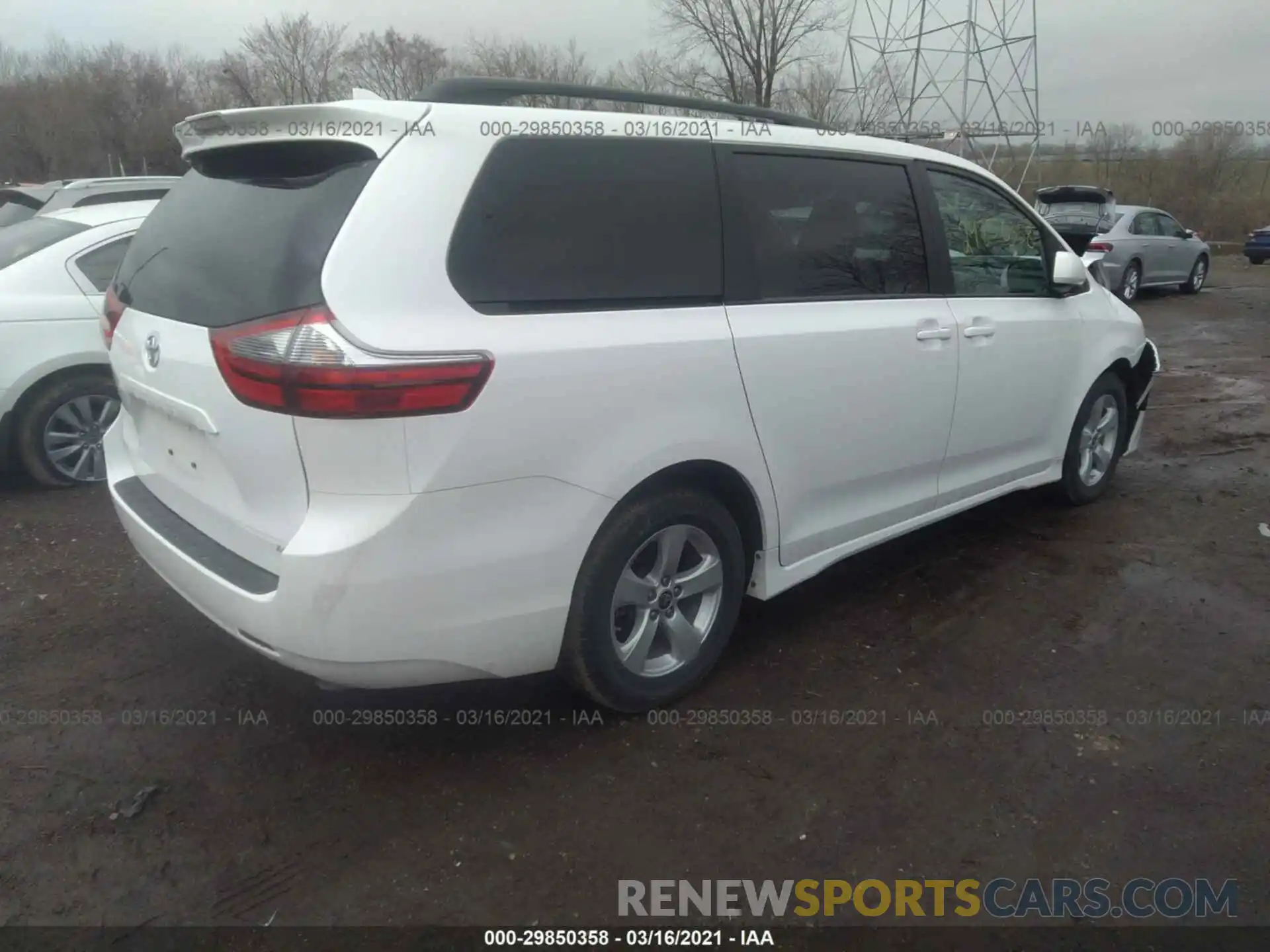 4 Фотография поврежденного автомобиля 5TDKZ3DC8LS058914 TOYOTA SIENNA 2020