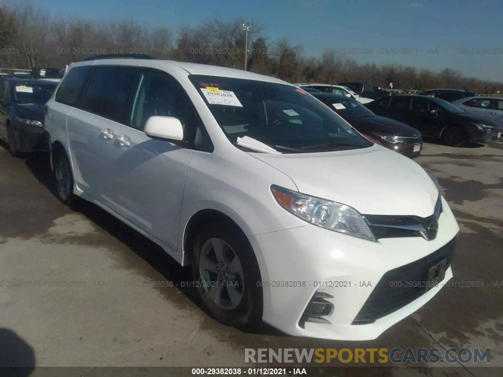 1 Photograph of a damaged car 5TDKZ3DC8LS064079 TOYOTA SIENNA 2020