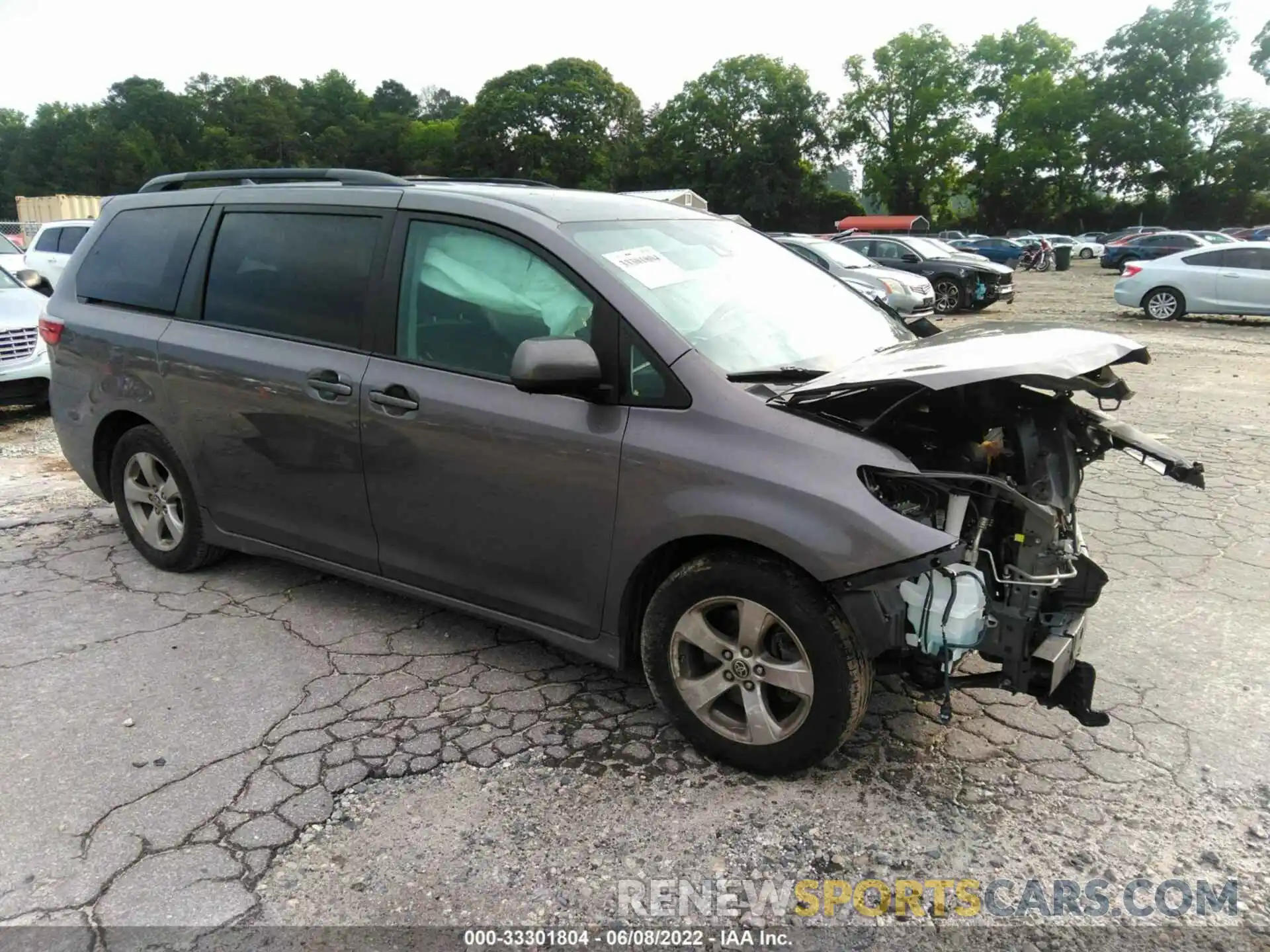 1 Photograph of a damaged car 5TDKZ3DC8LS065118 TOYOTA SIENNA 2020