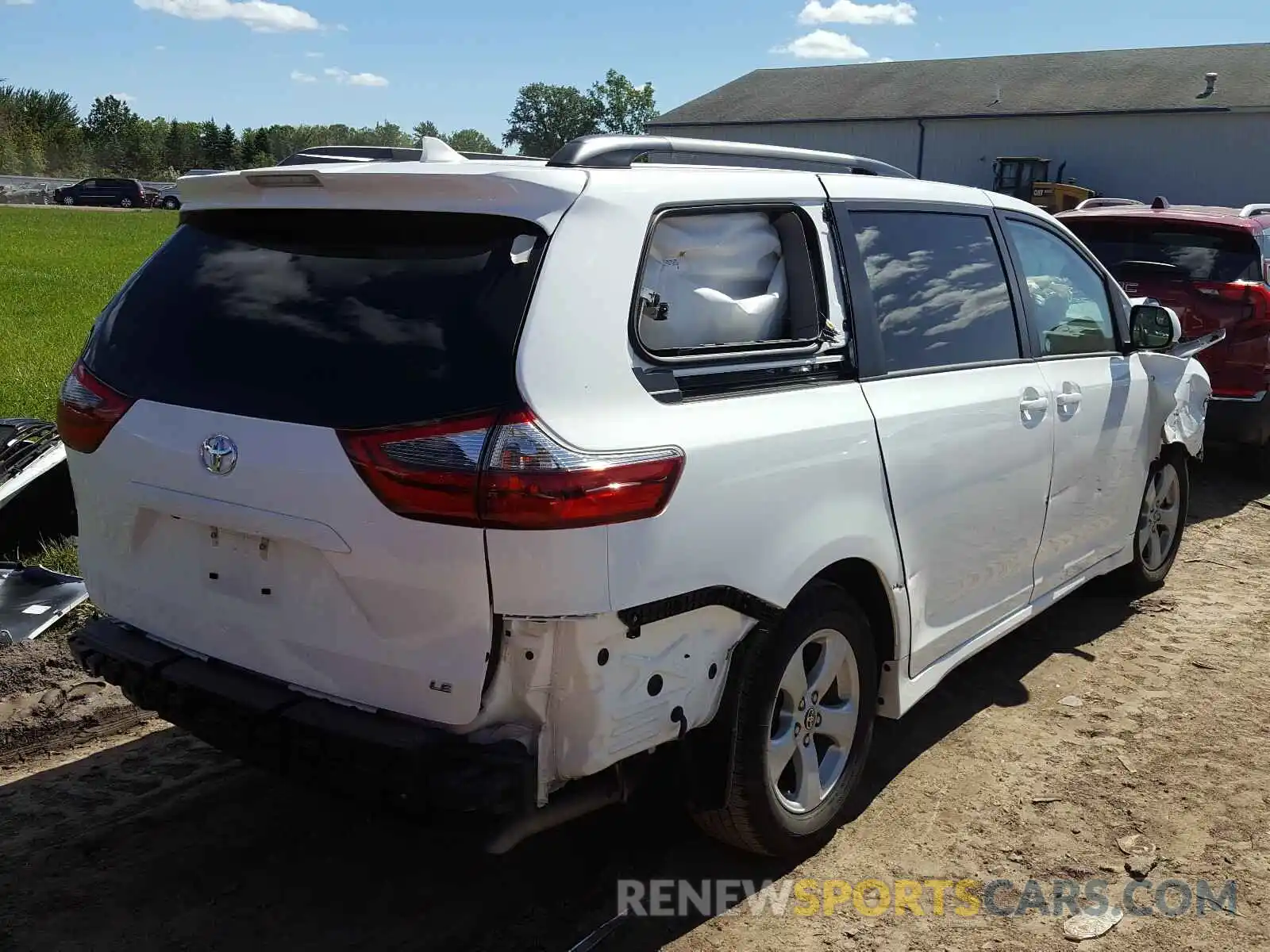 4 Фотография поврежденного автомобиля 5TDKZ3DC8LS065457 TOYOTA SIENNA 2020