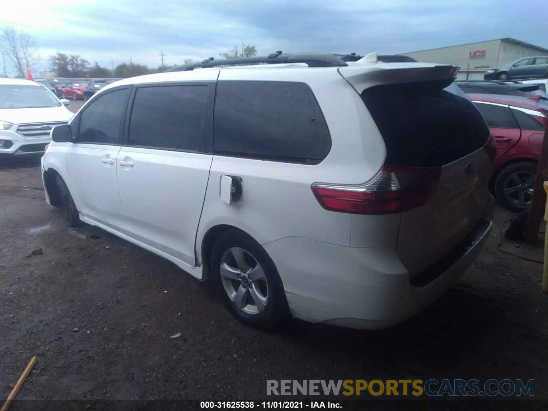 3 Фотография поврежденного автомобиля 5TDKZ3DC8LS077950 TOYOTA SIENNA 2020