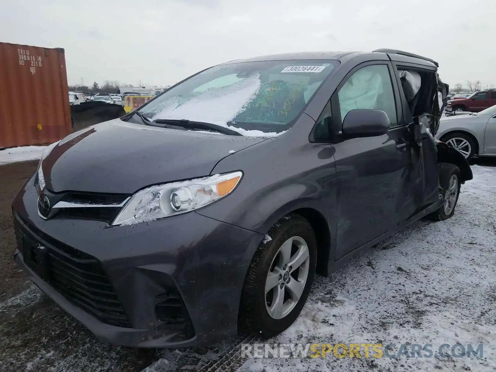 2 Фотография поврежденного автомобиля 5TDKZ3DC9LS049557 TOYOTA SIENNA 2020