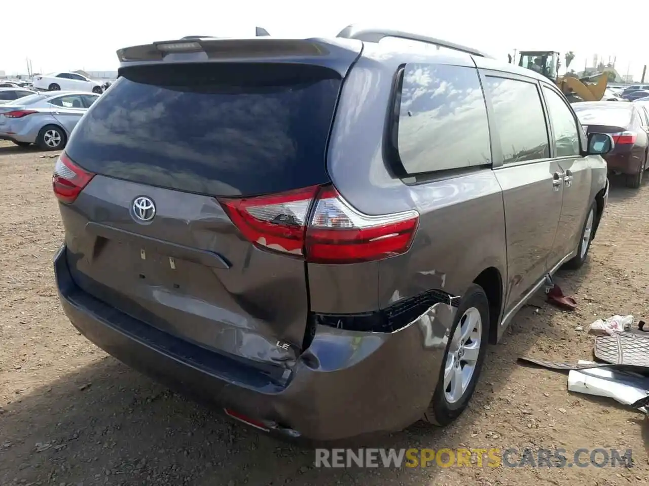 4 Фотография поврежденного автомобиля 5TDKZ3DC9LS050577 TOYOTA SIENNA 2020