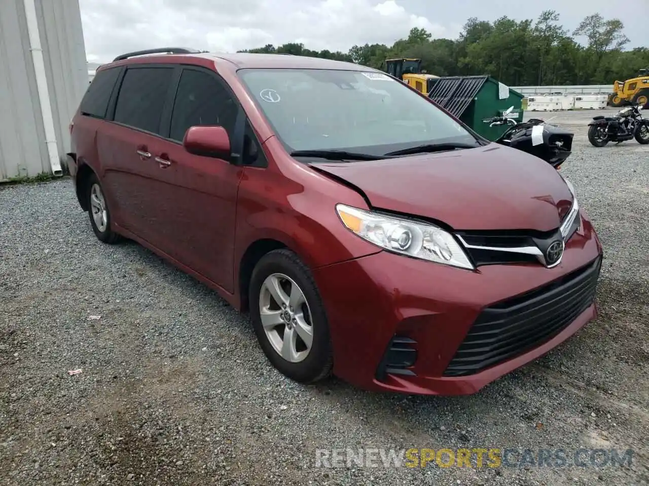 1 Photograph of a damaged car 5TDKZ3DC9LS077701 TOYOTA SIENNA 2020