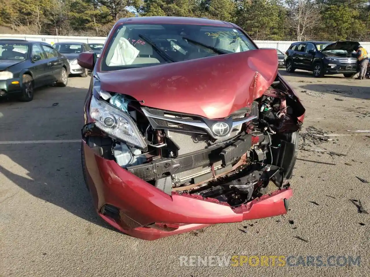 9 Photograph of a damaged car 5TDKZ3DC9LS084034 TOYOTA SIENNA 2020