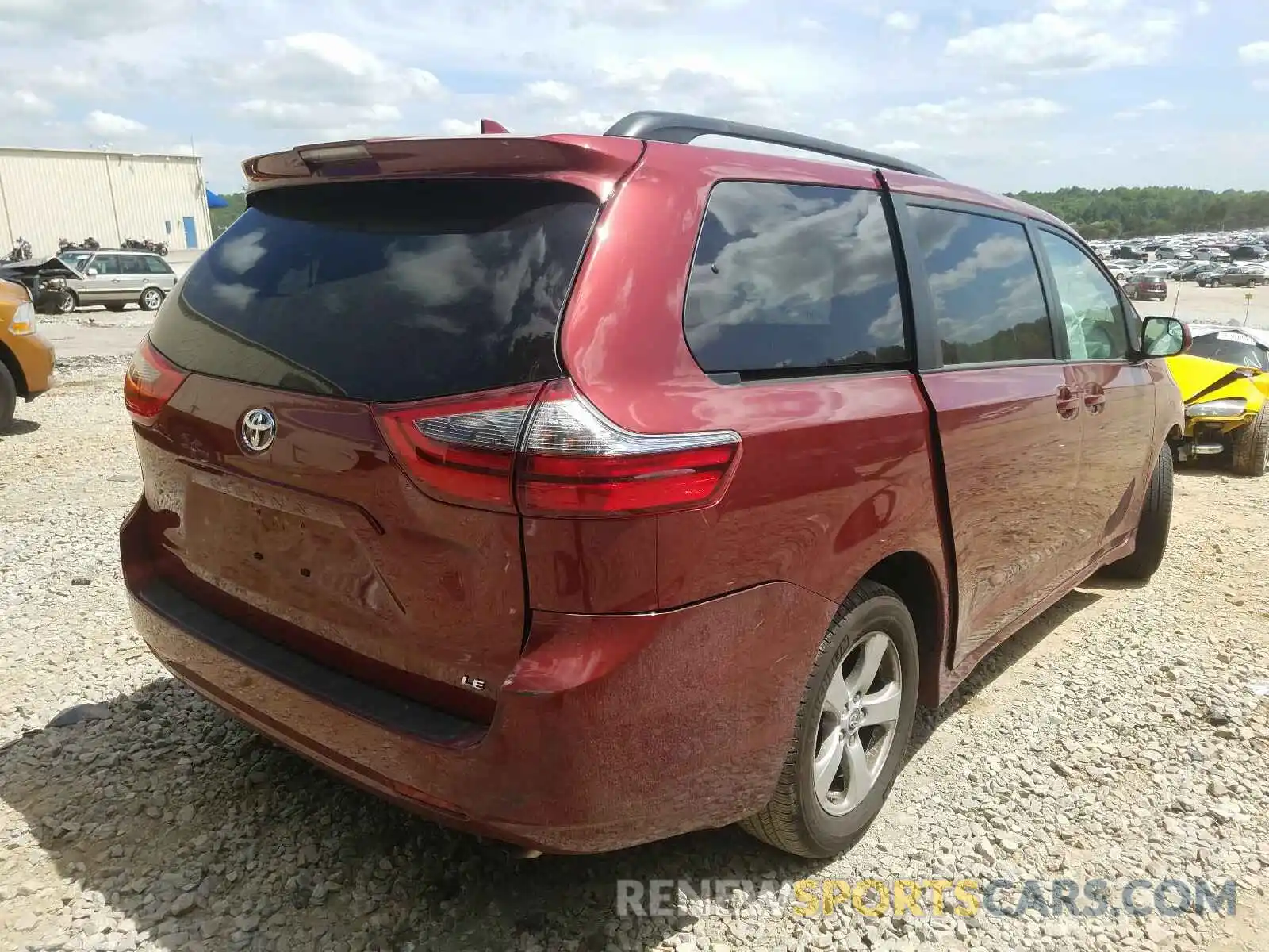 4 Фотография поврежденного автомобиля 5TDKZ3DCXLS023288 TOYOTA SIENNA 2020