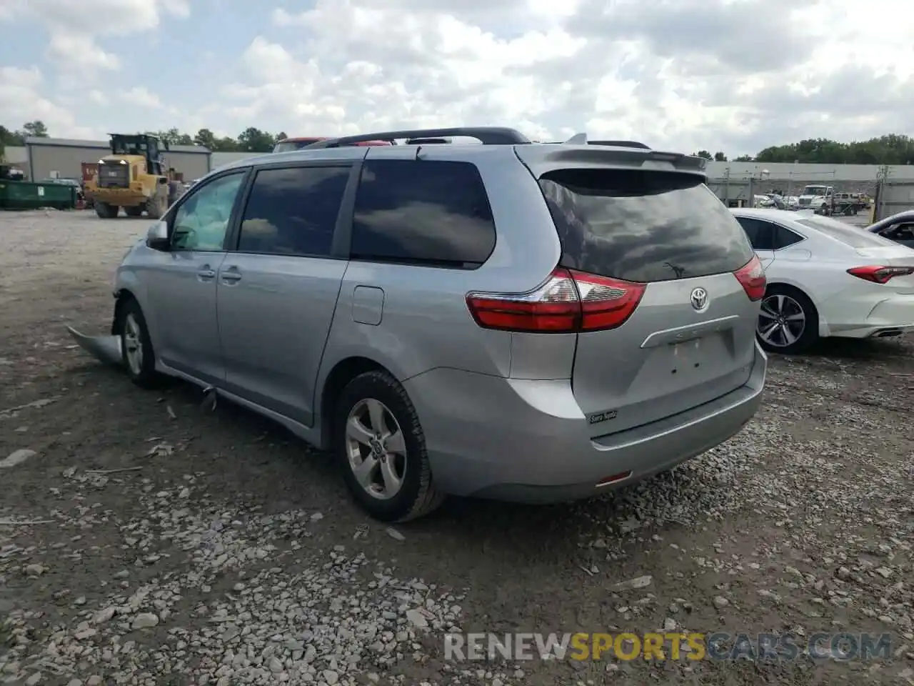 3 Фотография поврежденного автомобиля 5TDKZ3DCXLS052368 TOYOTA SIENNA 2020