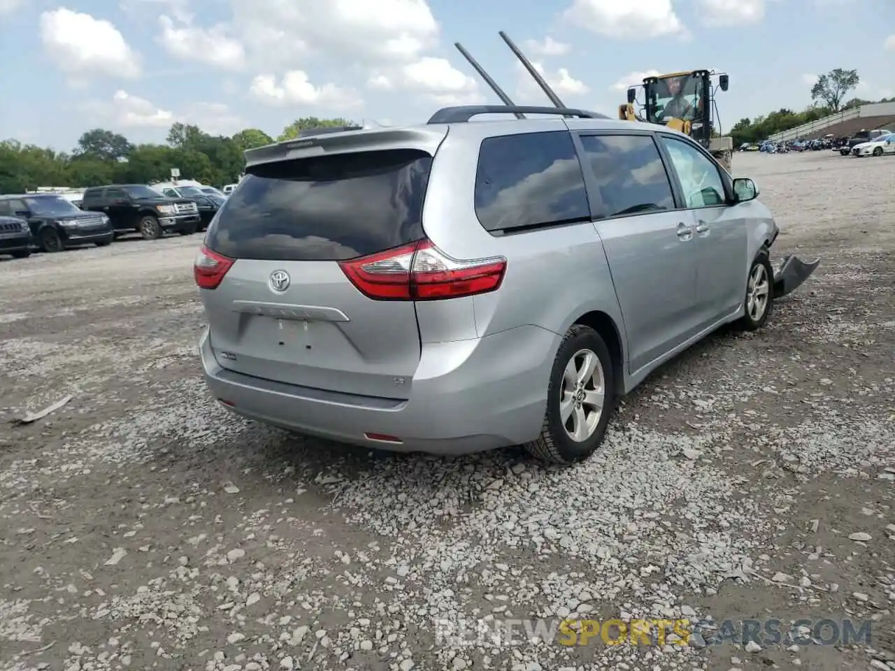 4 Фотография поврежденного автомобиля 5TDKZ3DCXLS052368 TOYOTA SIENNA 2020