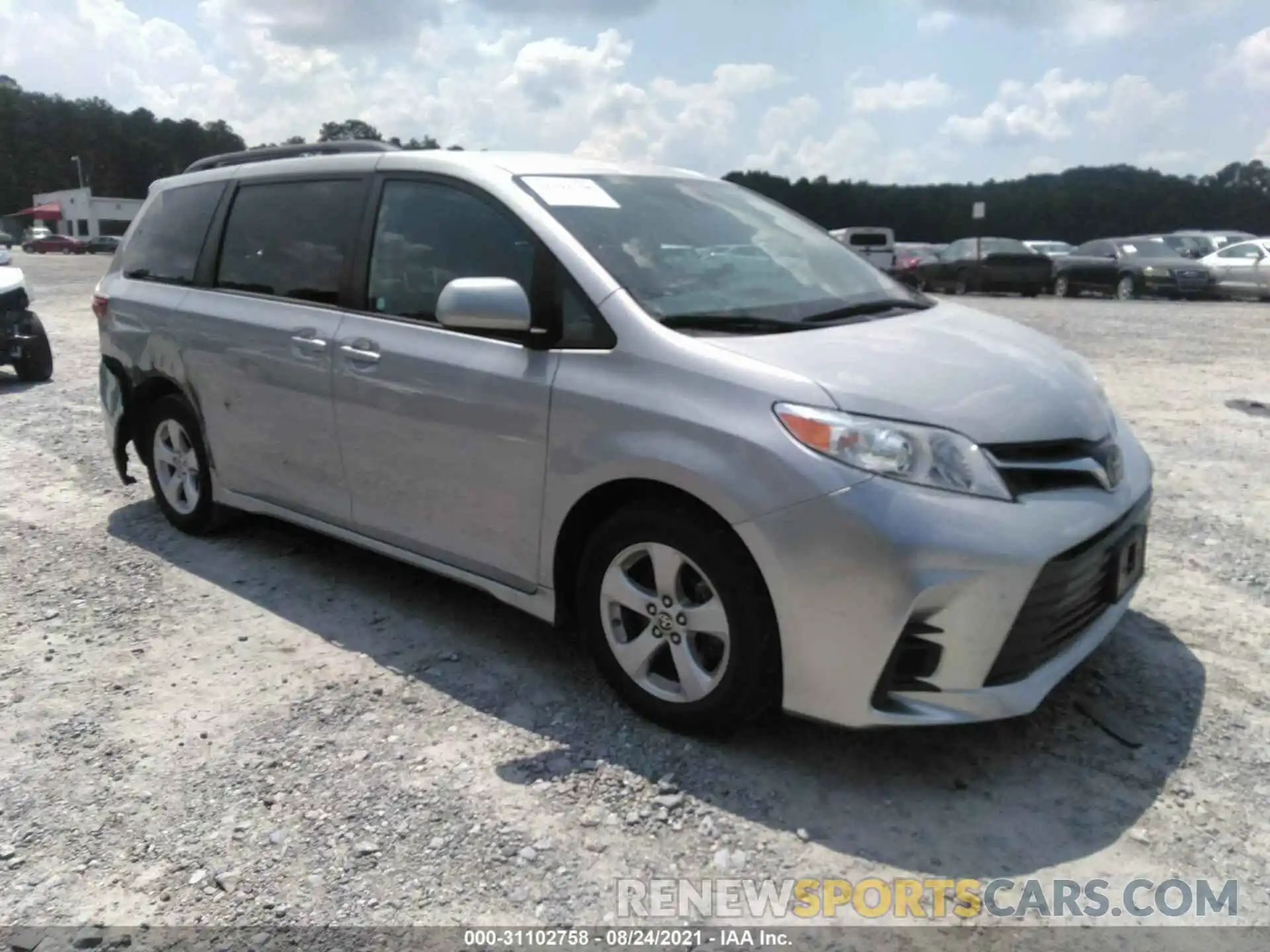 1 Photograph of a damaged car 5TDKZ3DCXLS064391 TOYOTA SIENNA 2020