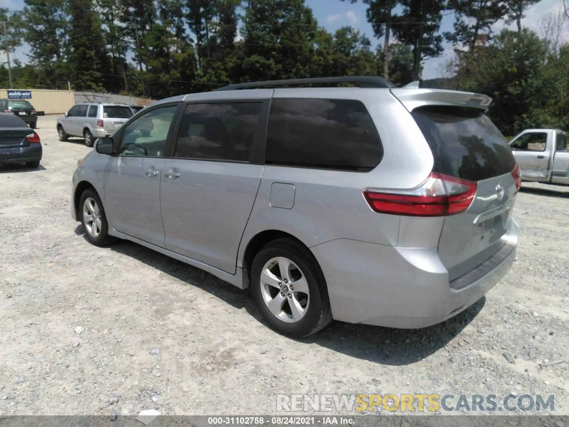 3 Фотография поврежденного автомобиля 5TDKZ3DCXLS064391 TOYOTA SIENNA 2020