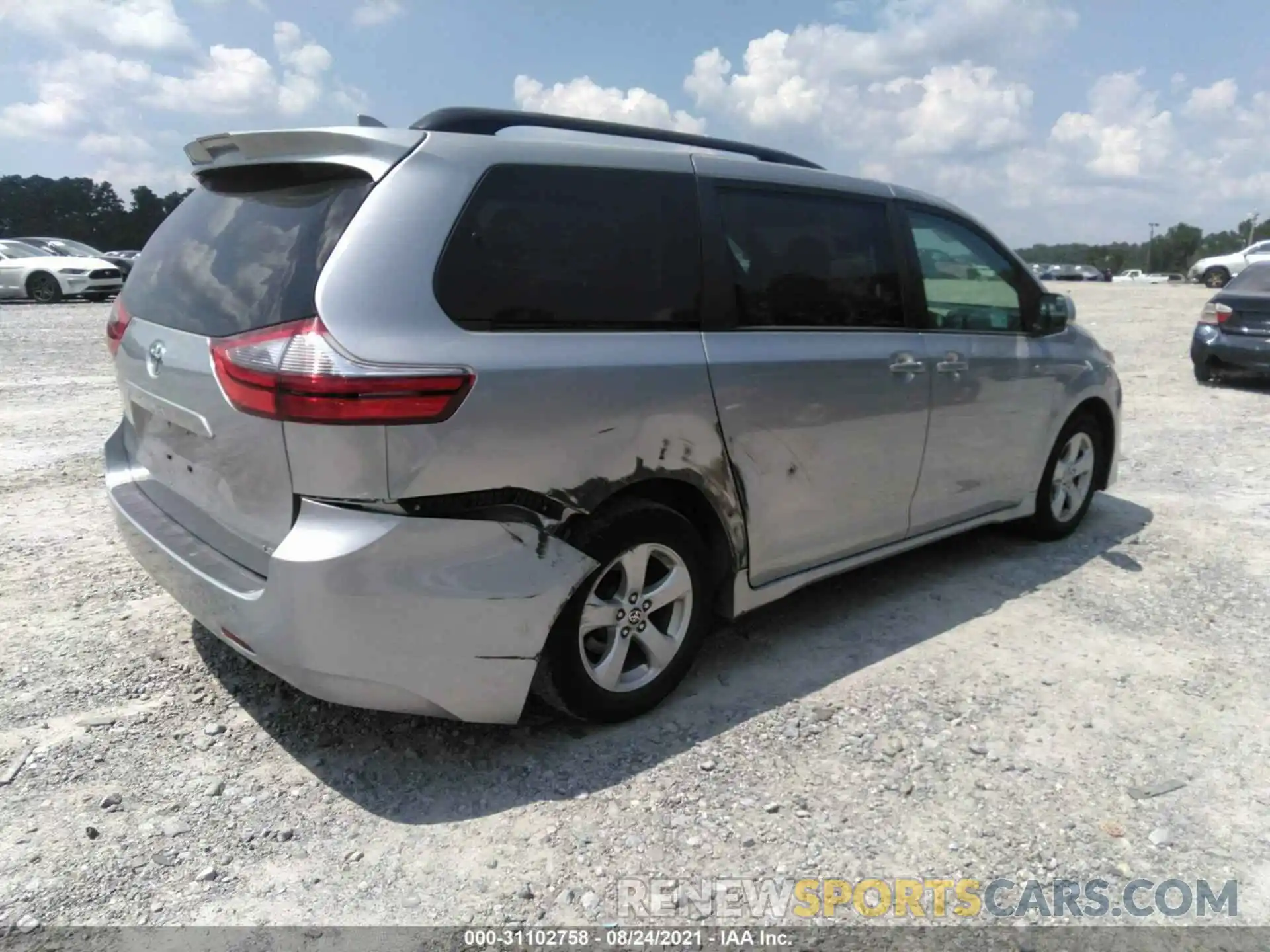 6 Фотография поврежденного автомобиля 5TDKZ3DCXLS064391 TOYOTA SIENNA 2020