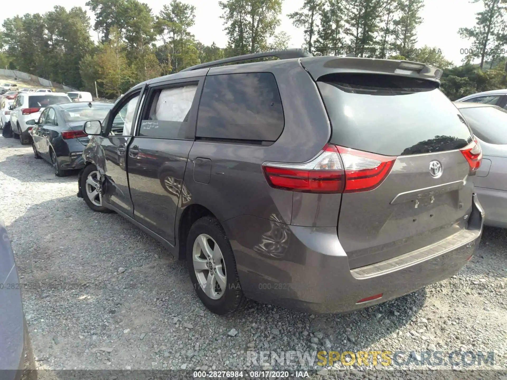 3 Фотография поврежденного автомобиля 5TDKZ3DCXLS064777 TOYOTA SIENNA 2020