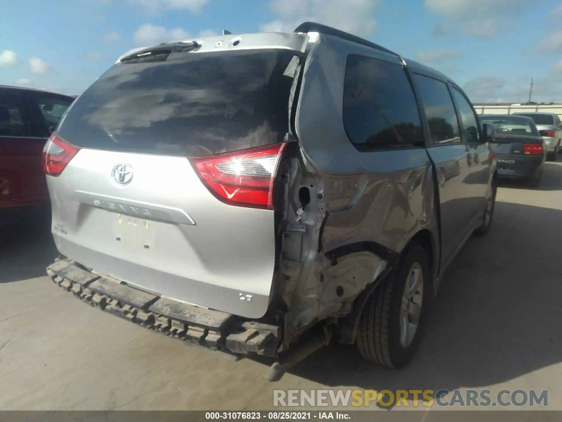 6 Фотография поврежденного автомобиля 5TDKZ3DCXLS082194 TOYOTA SIENNA 2020