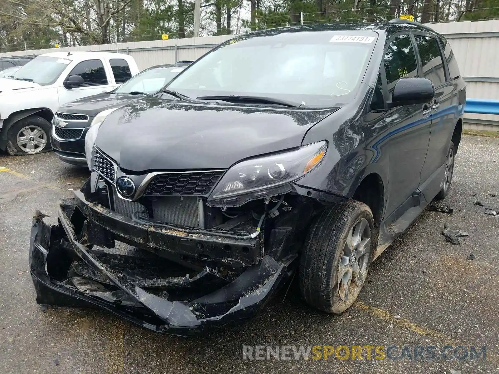 2 Photograph of a damaged car 5TDXZ3DC2LS034405 TOYOTA SIENNA 2020