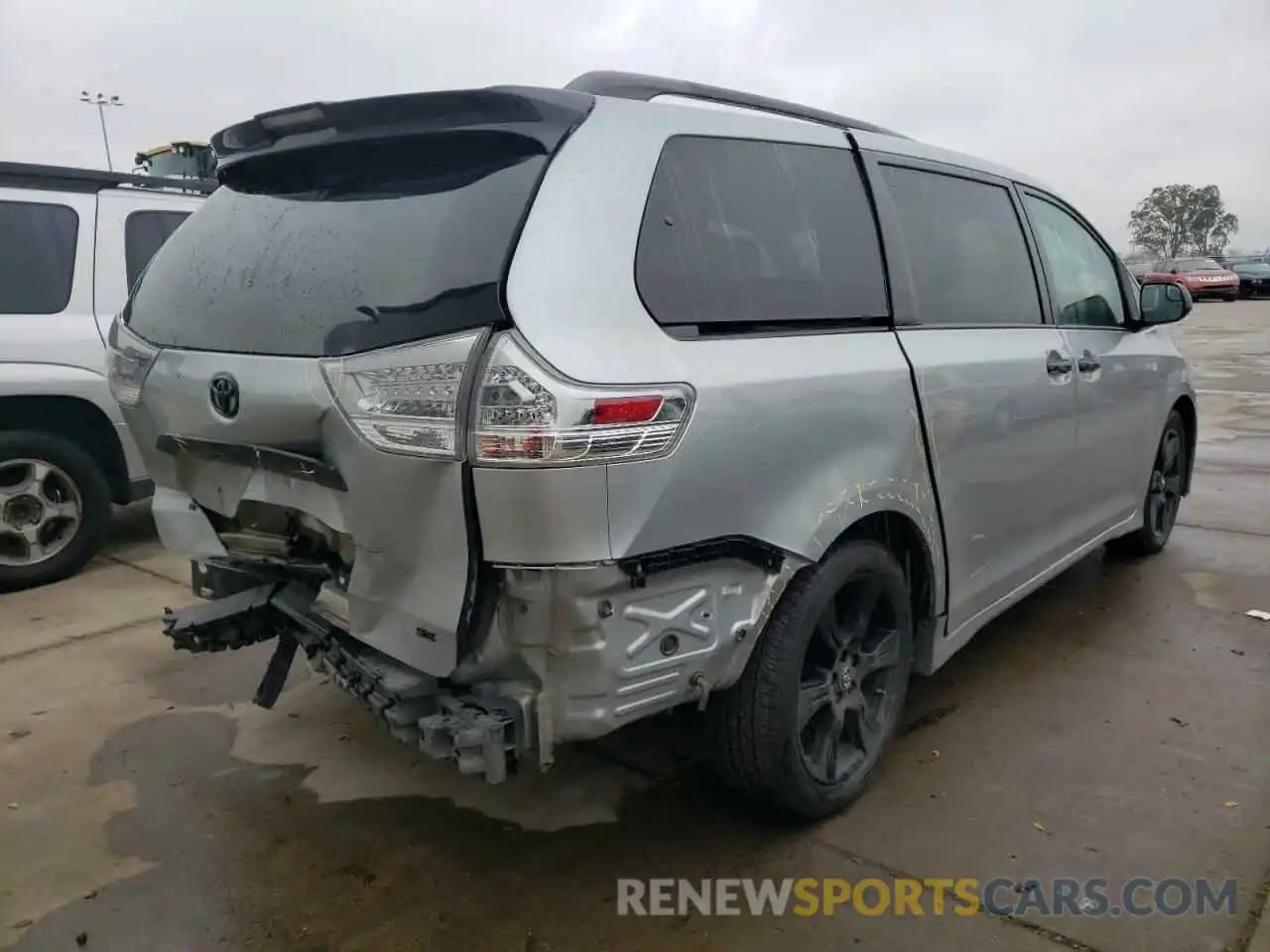 4 Фотография поврежденного автомобиля 5TDXZ3DC3LS053075 TOYOTA SIENNA 2020