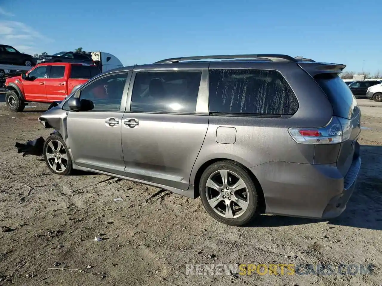 2 Фотография поврежденного автомобиля 5TDXZ3DC6LS041244 TOYOTA SIENNA 2020