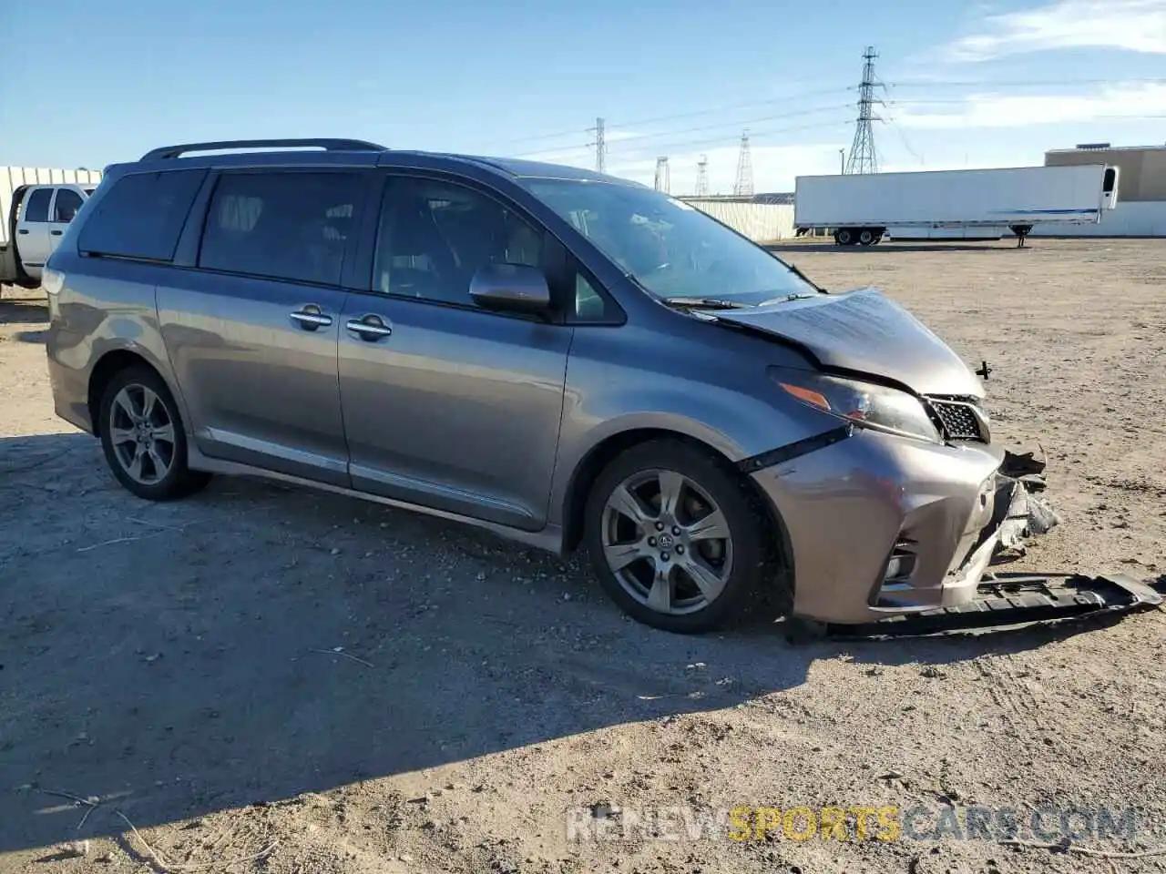 4 Фотография поврежденного автомобиля 5TDXZ3DC6LS041244 TOYOTA SIENNA 2020