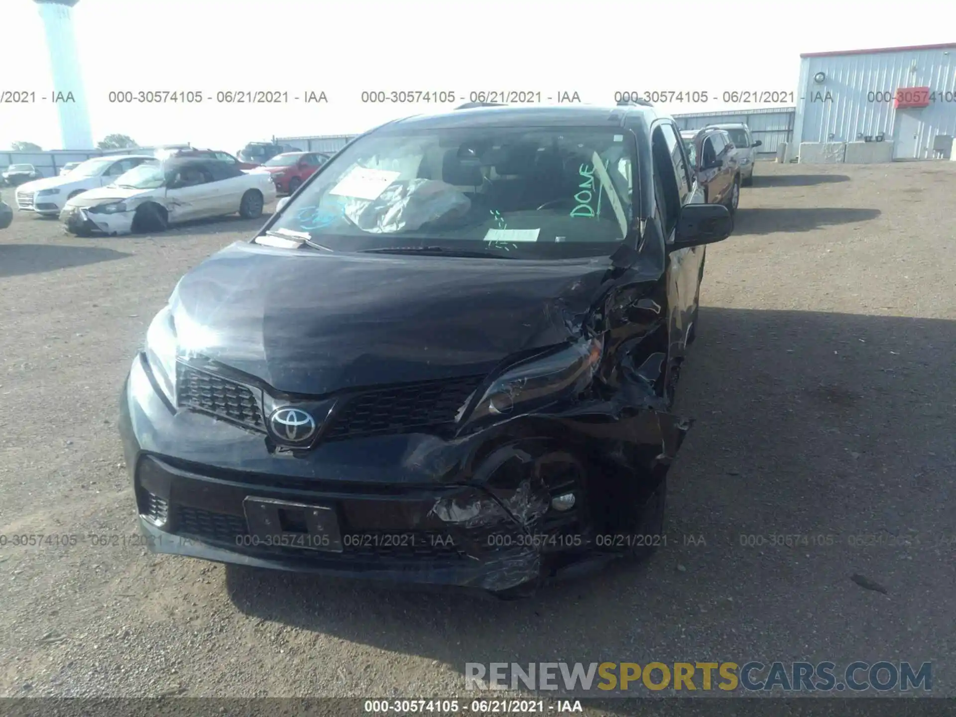 6 Фотография поврежденного автомобиля 5TDXZ3DC7LS023044 TOYOTA SIENNA 2020