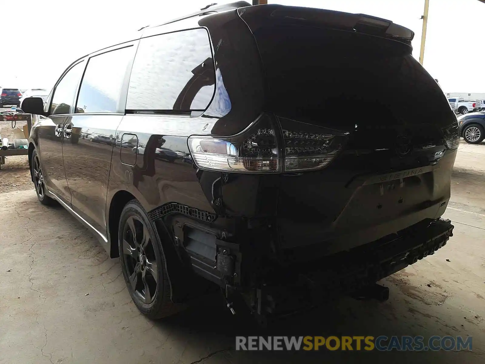 3 Фотография поврежденного автомобиля 5TDXZ3DC8LS059695 TOYOTA SIENNA 2020