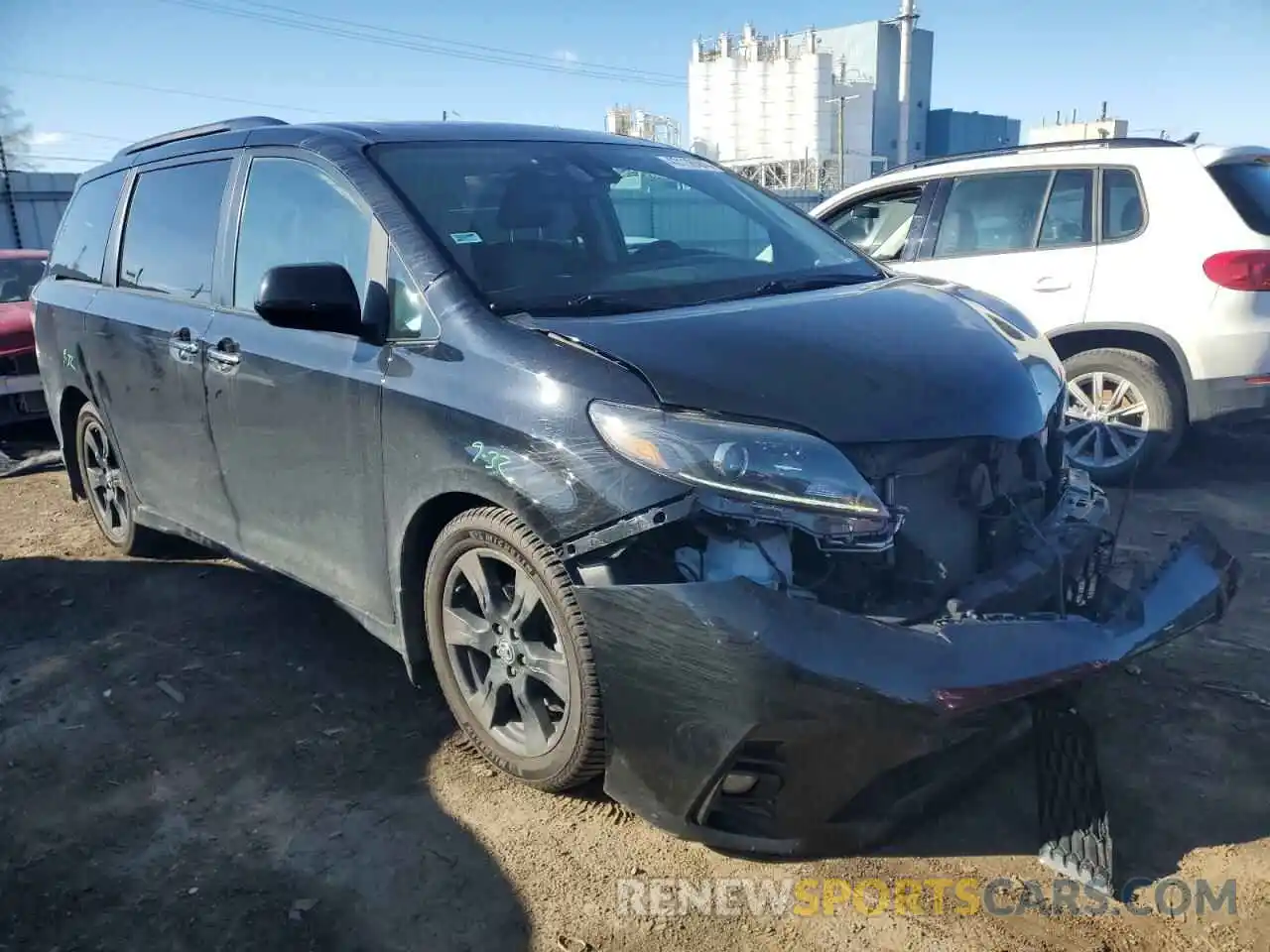 4 Фотография поврежденного автомобиля 5TDXZ3DC9LS023191 TOYOTA SIENNA 2020