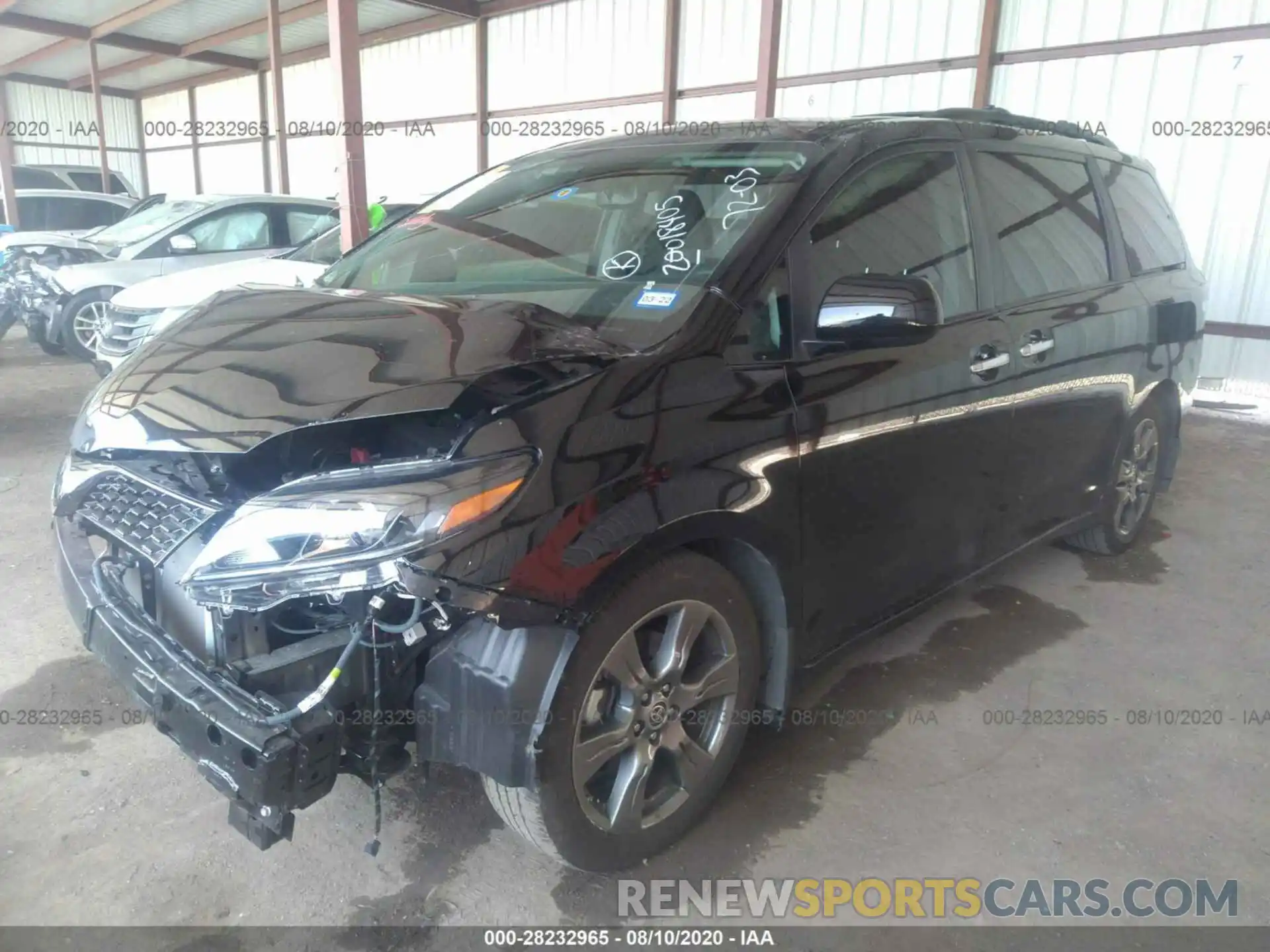 2 Фотография поврежденного автомобиля 5TDXZ3DCXLS060508 TOYOTA SIENNA 2020