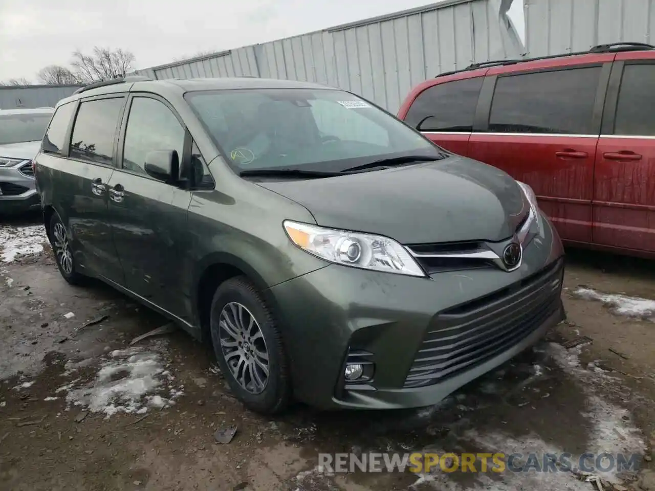 1 Фотография поврежденного автомобиля 5TDYZ3DC0LS028221 TOYOTA SIENNA 2020