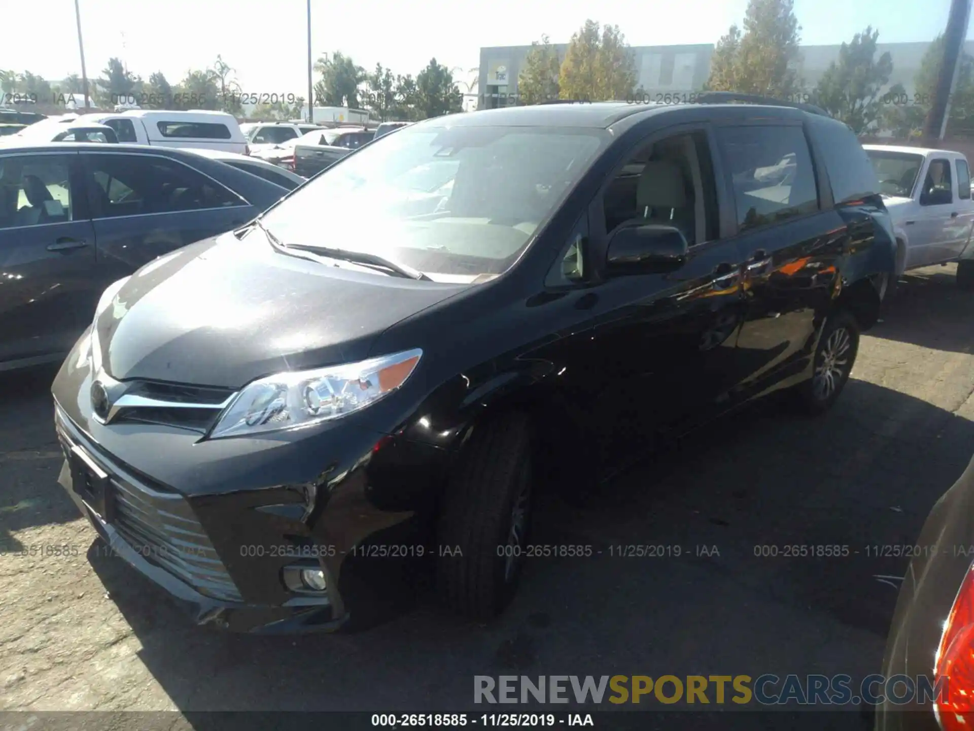 2 Фотография поврежденного автомобиля 5TDYZ3DC0LS045813 TOYOTA SIENNA 2020