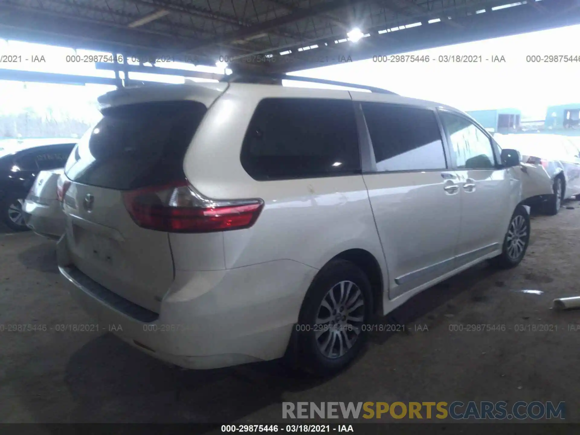 4 Фотография поврежденного автомобиля 5TDYZ3DC0LS047805 TOYOTA SIENNA 2020