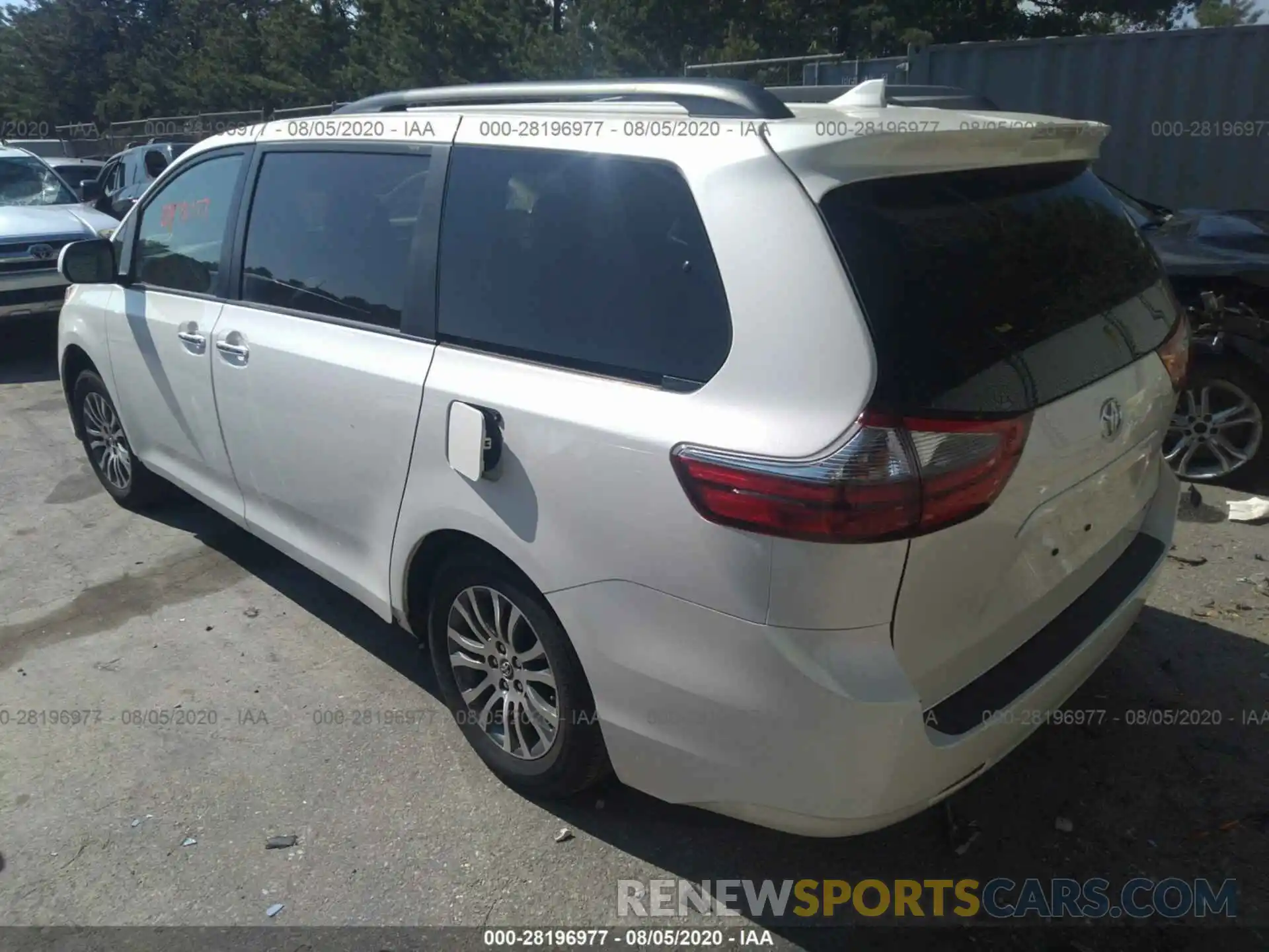 3 Фотография поврежденного автомобиля 5TDYZ3DC0LS049795 TOYOTA SIENNA 2020