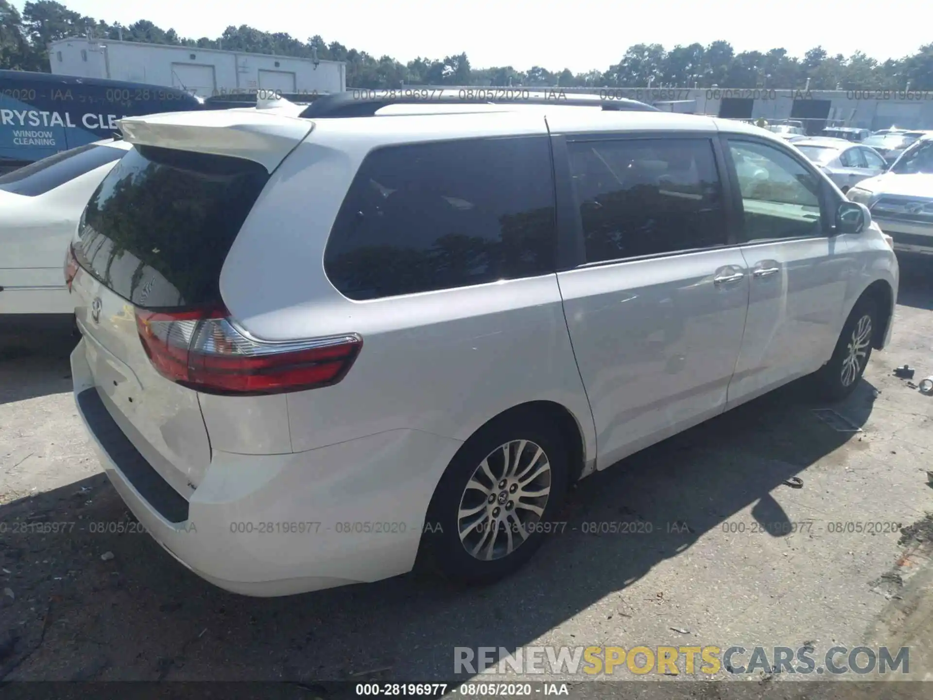 4 Фотография поврежденного автомобиля 5TDYZ3DC0LS049795 TOYOTA SIENNA 2020