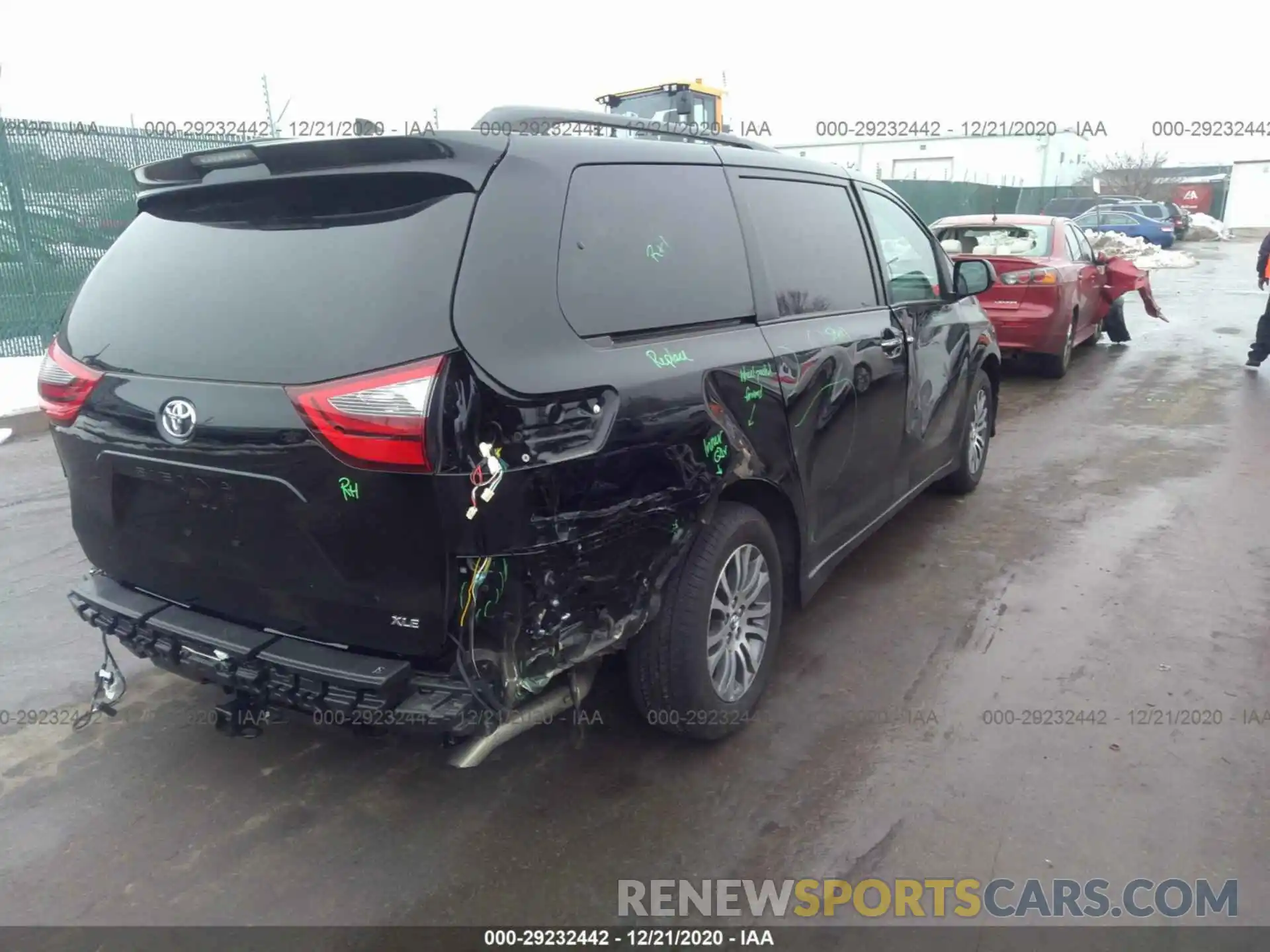 4 Фотография поврежденного автомобиля 5TDYZ3DC0LS054043 TOYOTA SIENNA 2020