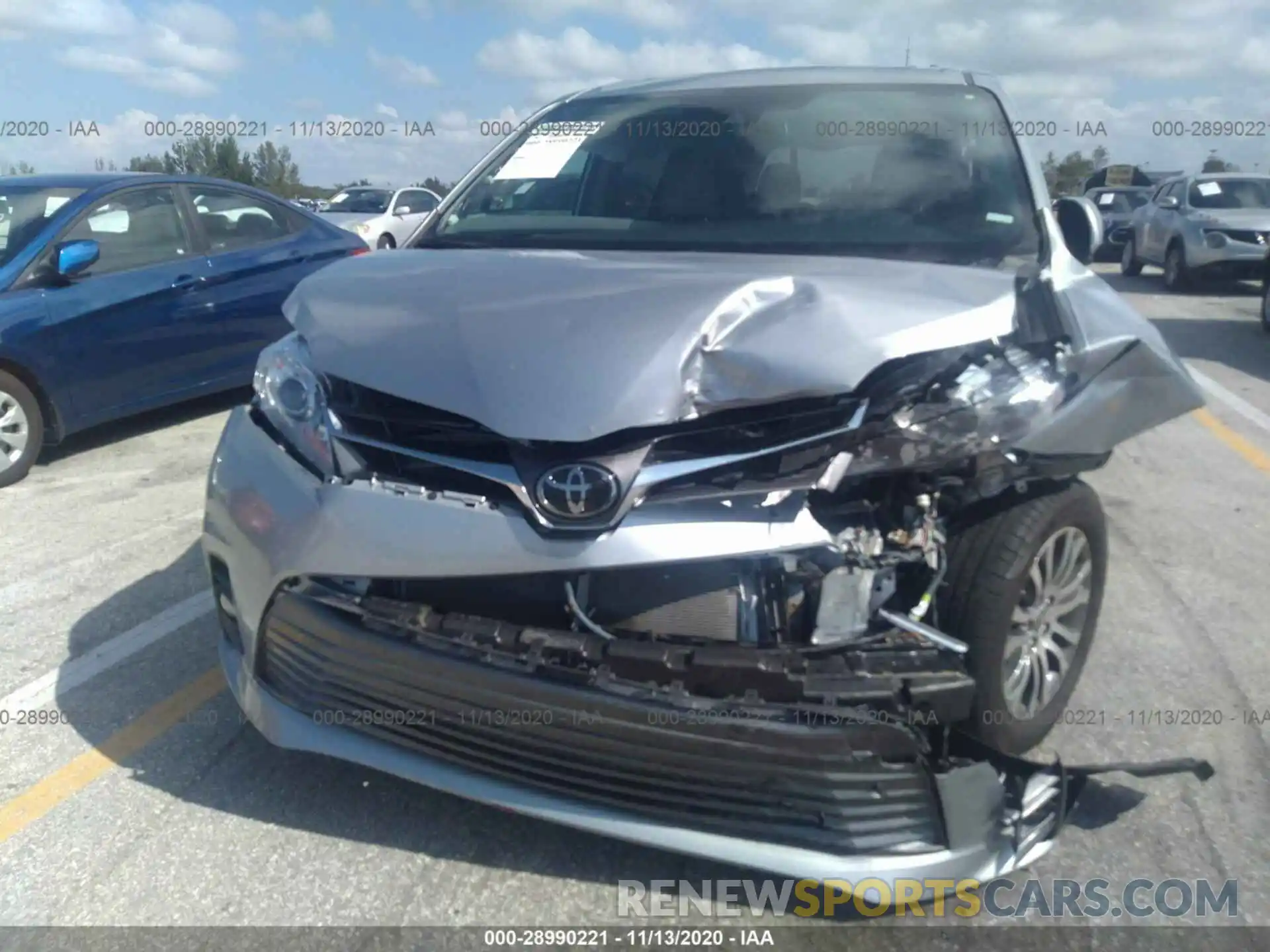 6 Photograph of a damaged car 5TDYZ3DC0LS063969 TOYOTA SIENNA 2020