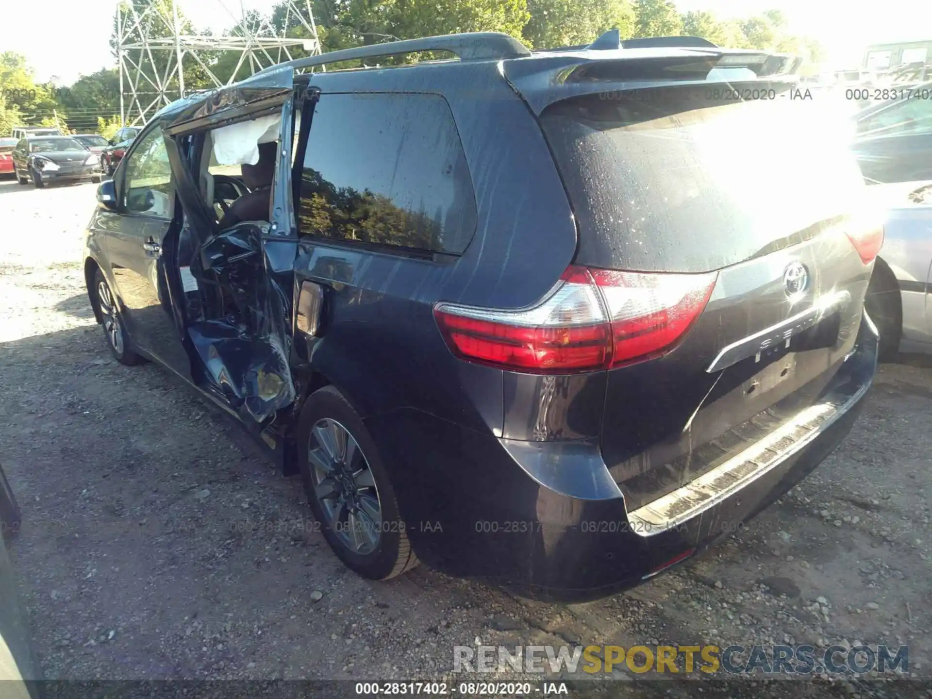 3 Photograph of a damaged car 5TDYZ3DC0LS068248 TOYOTA SIENNA 2020