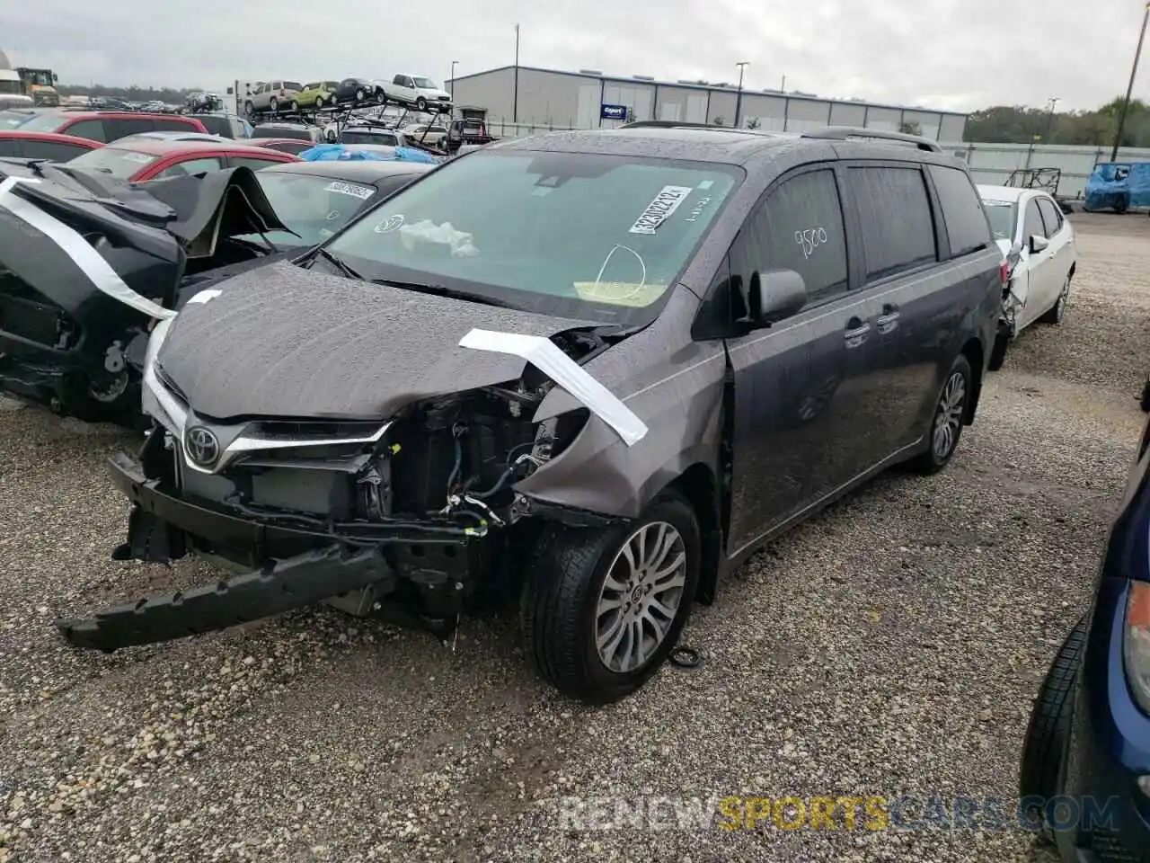 2 Фотография поврежденного автомобиля 5TDYZ3DC0LS074132 TOYOTA SIENNA 2020