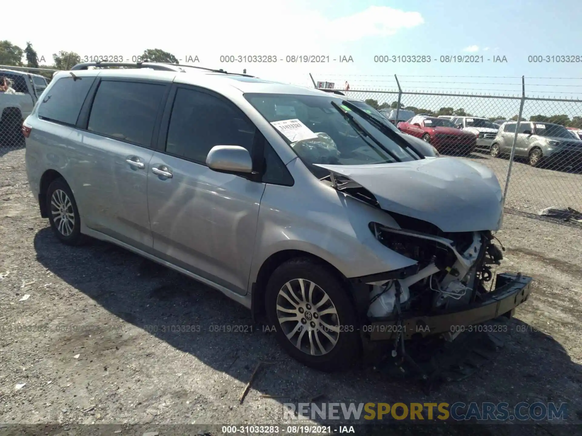 1 Photograph of a damaged car 5TDYZ3DC0LS079475 TOYOTA SIENNA 2020