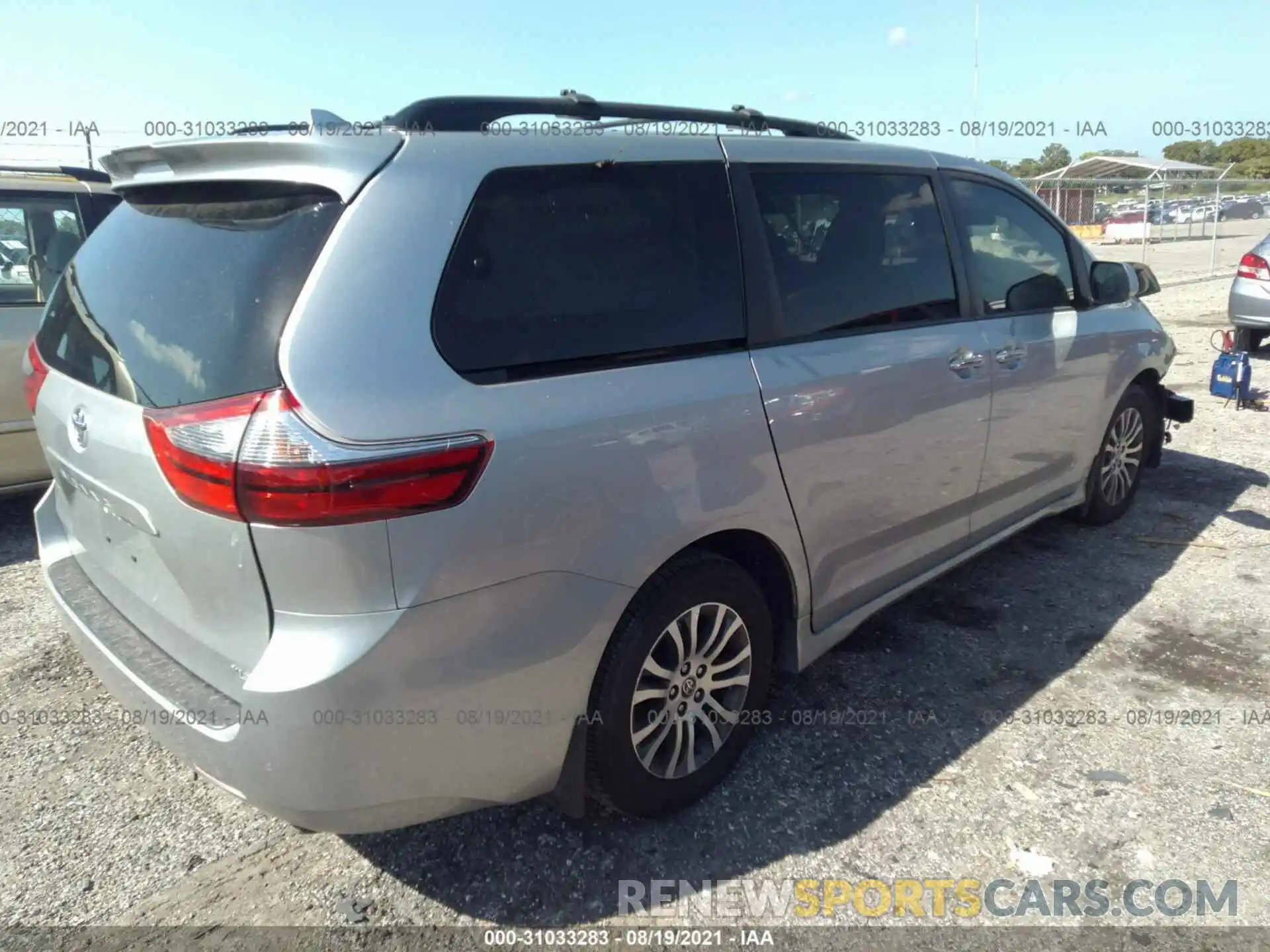 4 Фотография поврежденного автомобиля 5TDYZ3DC0LS079475 TOYOTA SIENNA 2020