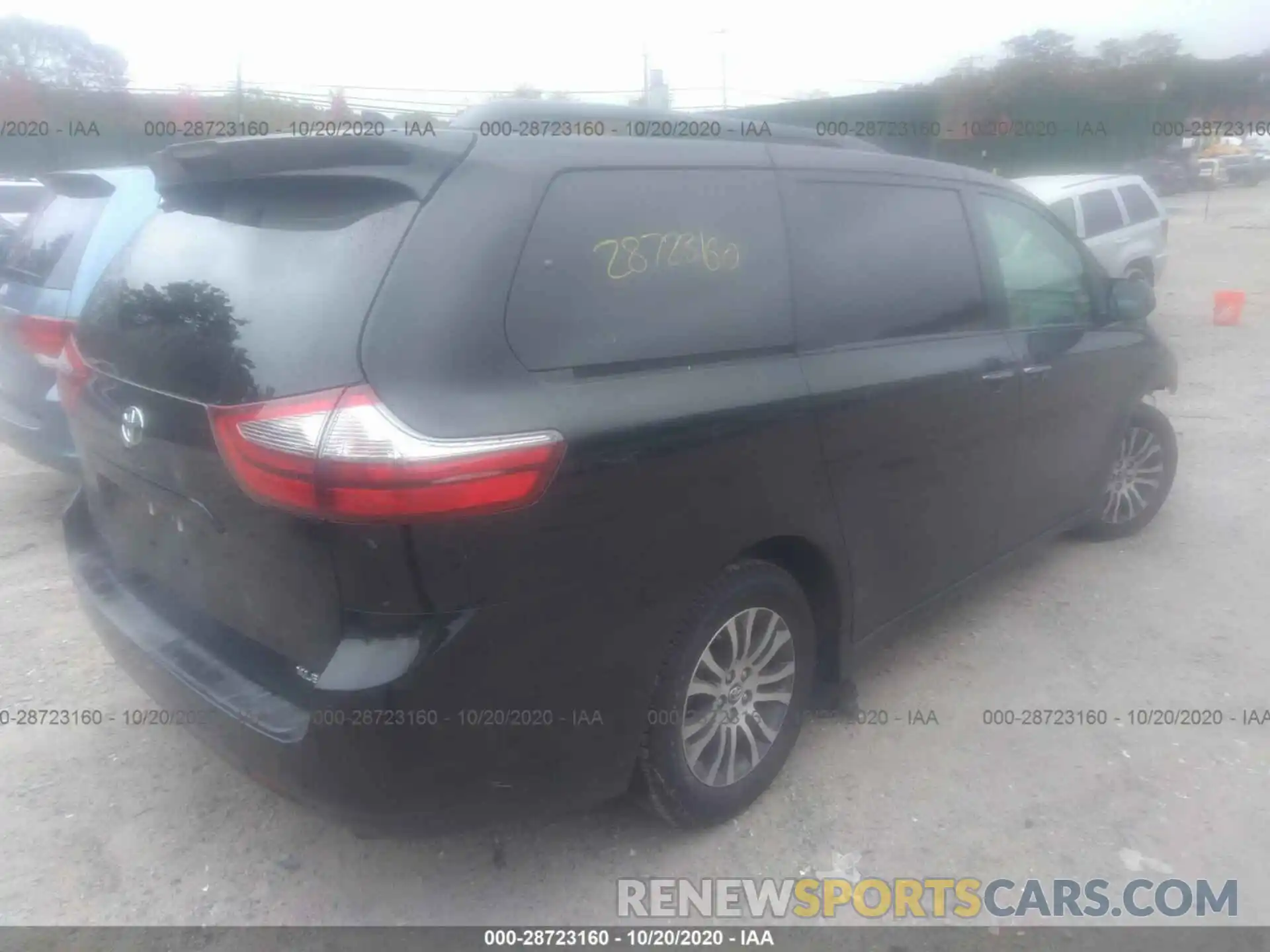 4 Фотография поврежденного автомобиля 5TDYZ3DC1LS029488 TOYOTA SIENNA 2020