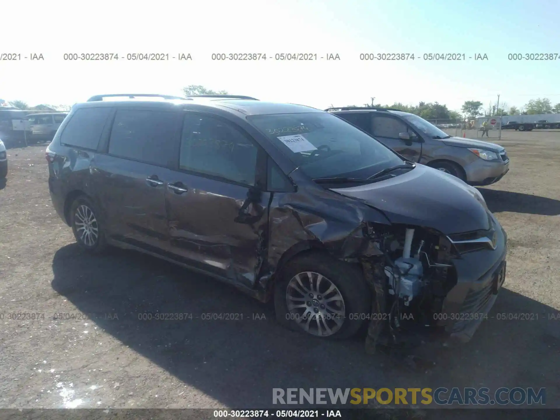 1 Photograph of a damaged car 5TDYZ3DC1LS030401 TOYOTA SIENNA 2020