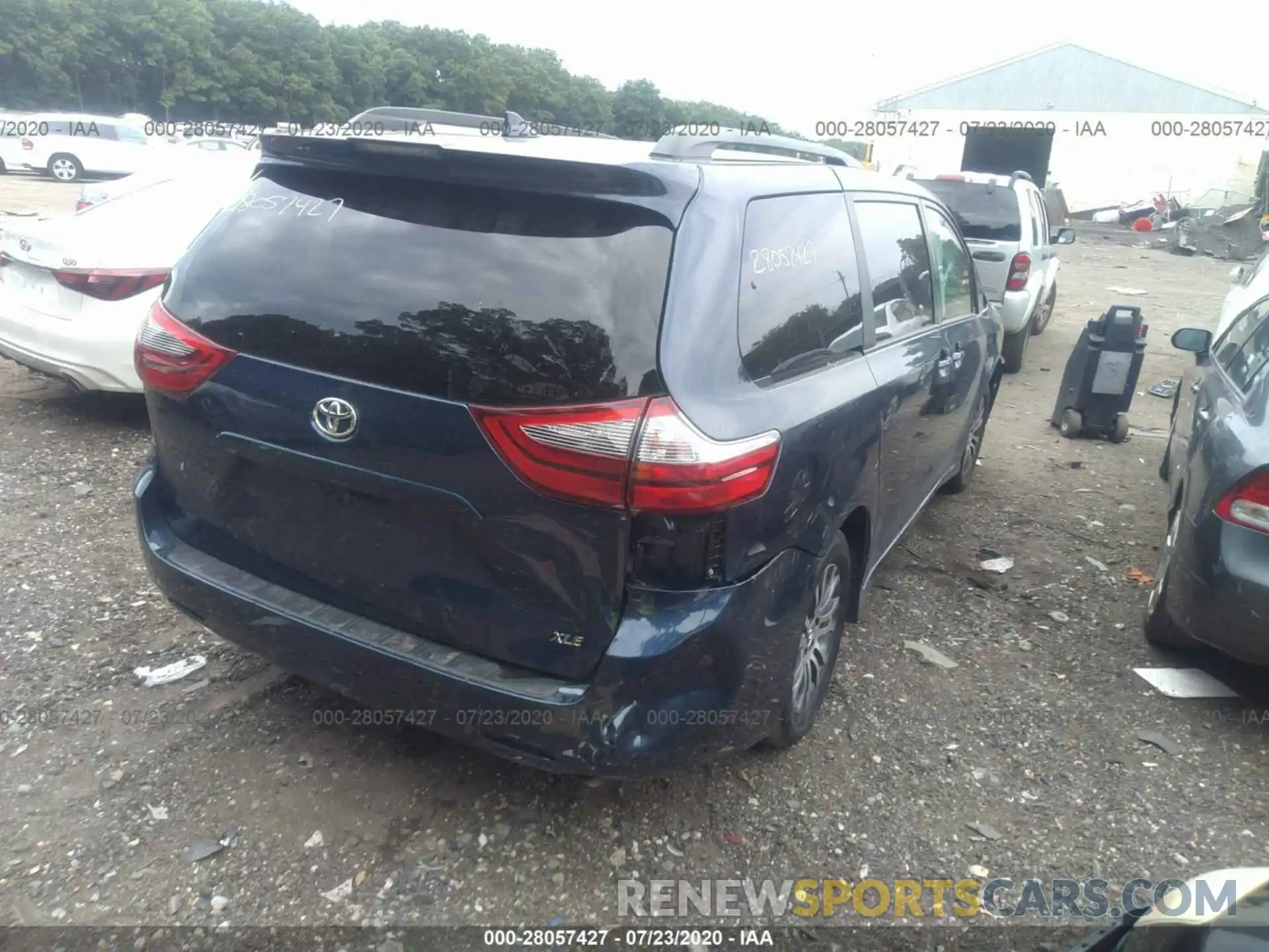 4 Фотография поврежденного автомобиля 5TDYZ3DC1LS033489 TOYOTA SIENNA 2020