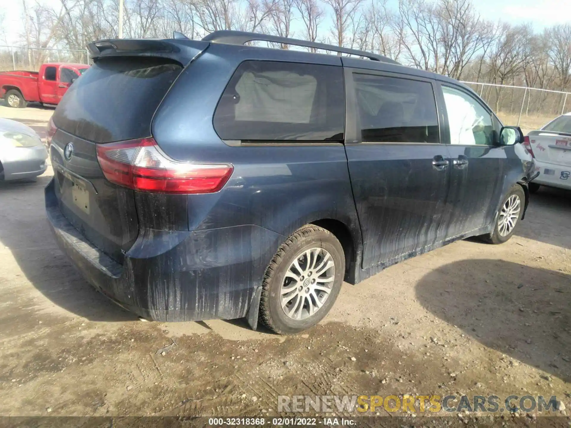 4 Фотография поврежденного автомобиля 5TDYZ3DC1LS051829 TOYOTA SIENNA 2020