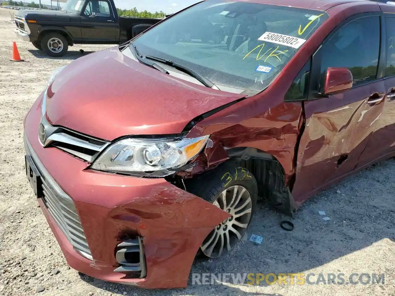 9 Photograph of a damaged car 5TDYZ3DC1LS071711 TOYOTA SIENNA 2020