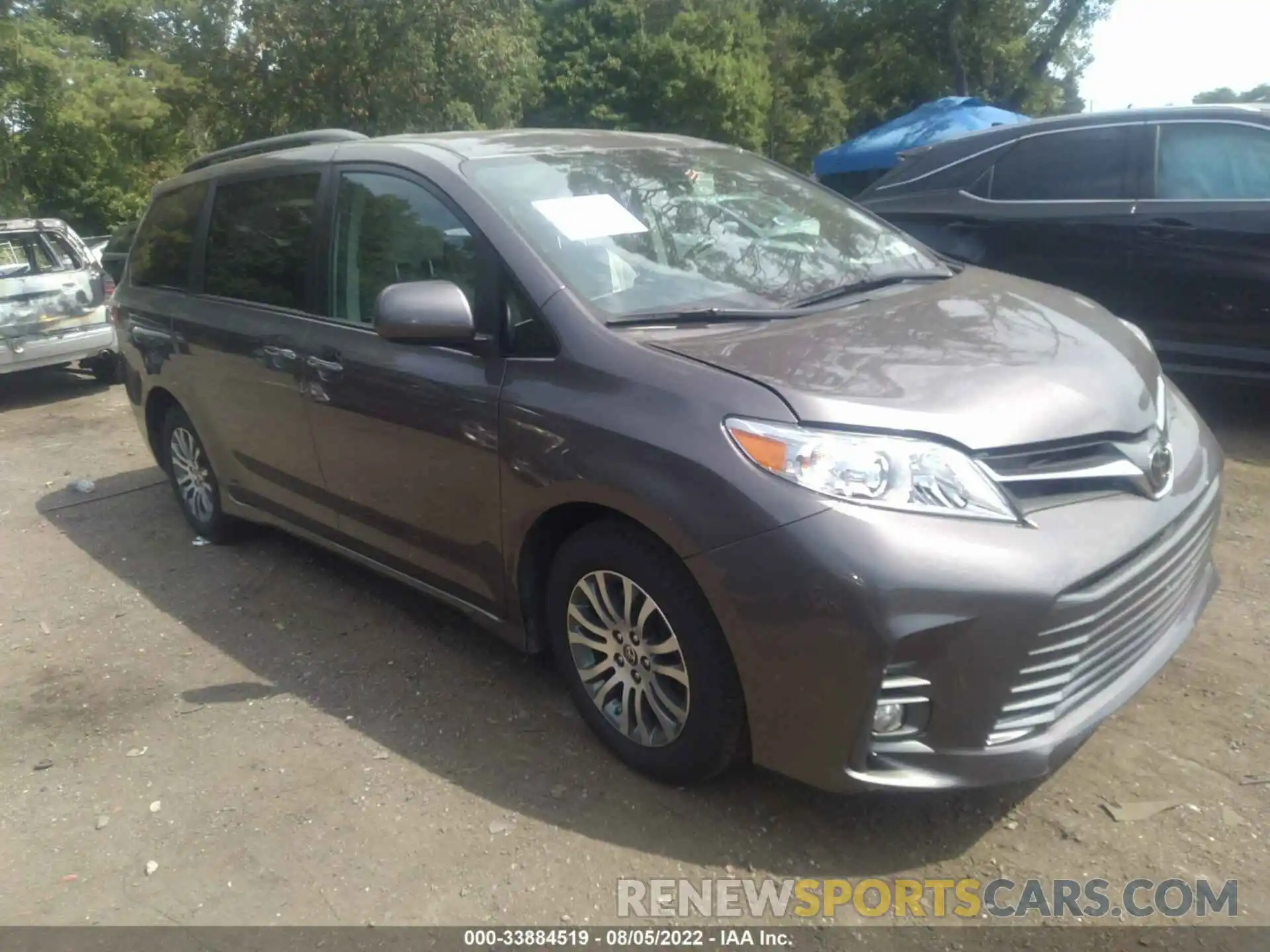 1 Фотография поврежденного автомобиля 5TDYZ3DC1LS075970 TOYOTA SIENNA 2020