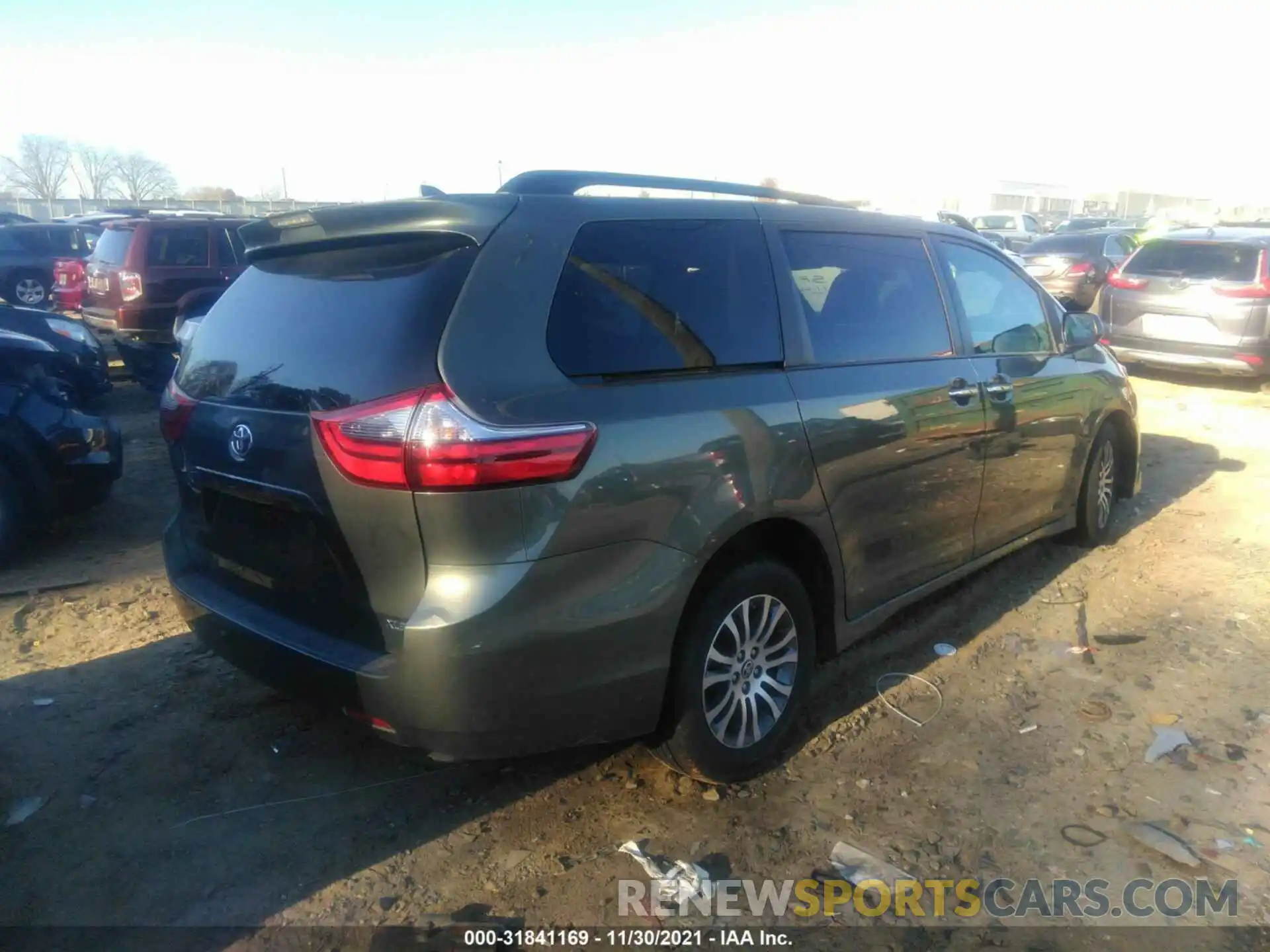 4 Фотография поврежденного автомобиля 5TDYZ3DC1LS081896 TOYOTA SIENNA 2020