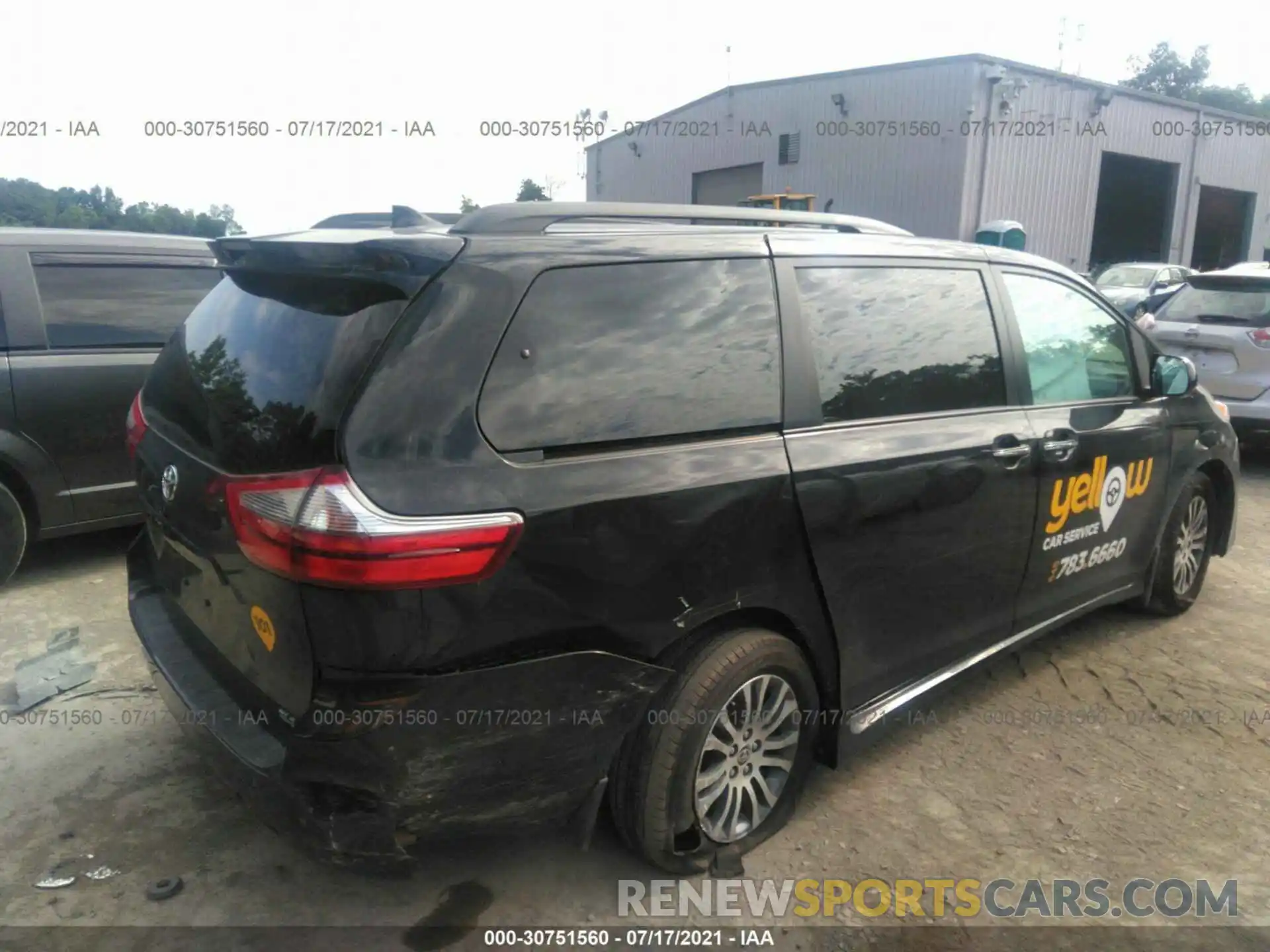 4 Фотография поврежденного автомобиля 5TDYZ3DC1LS085897 TOYOTA SIENNA 2020