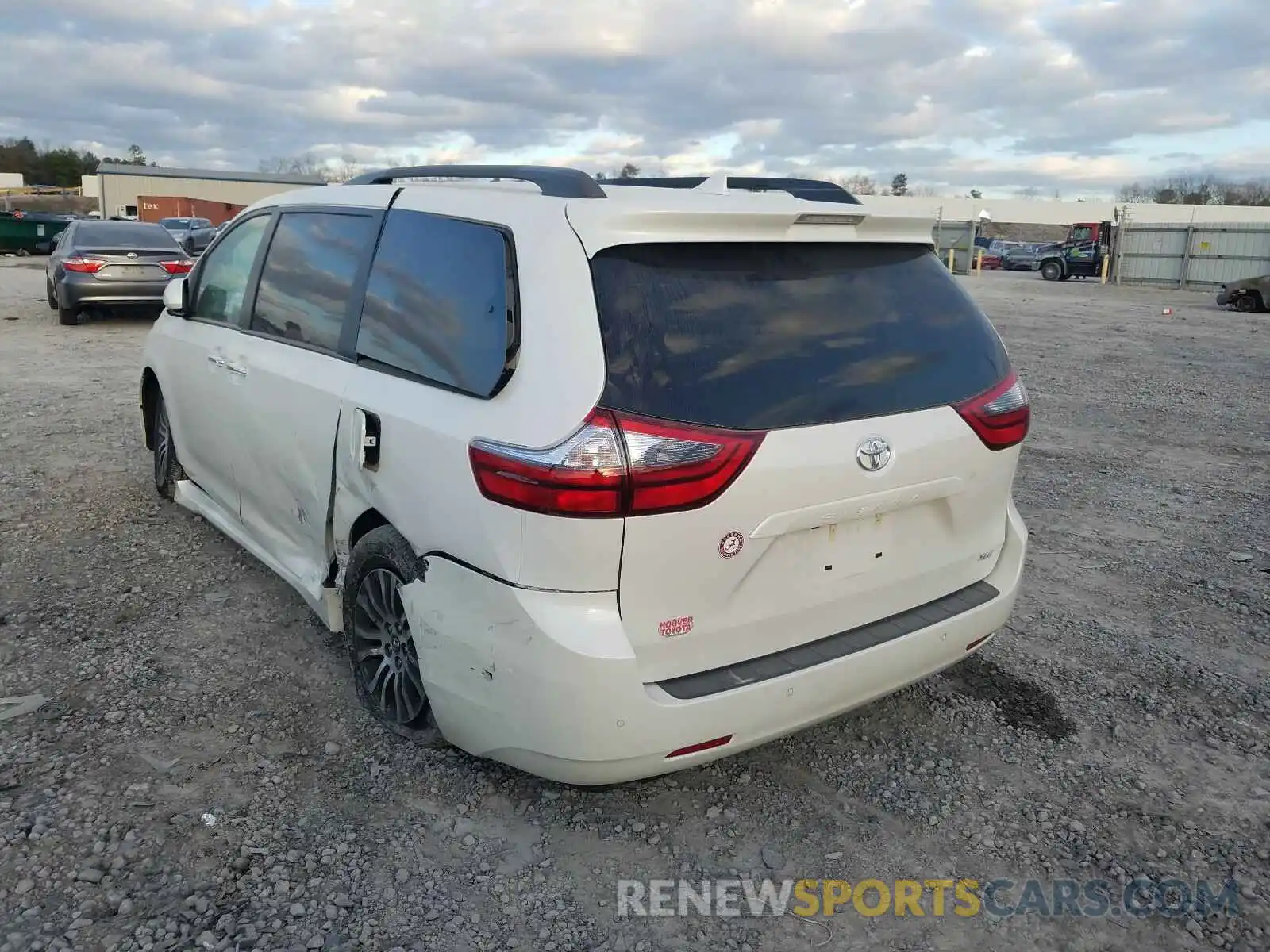 3 Фотография поврежденного автомобиля 5TDYZ3DC2LS035199 TOYOTA SIENNA 2020